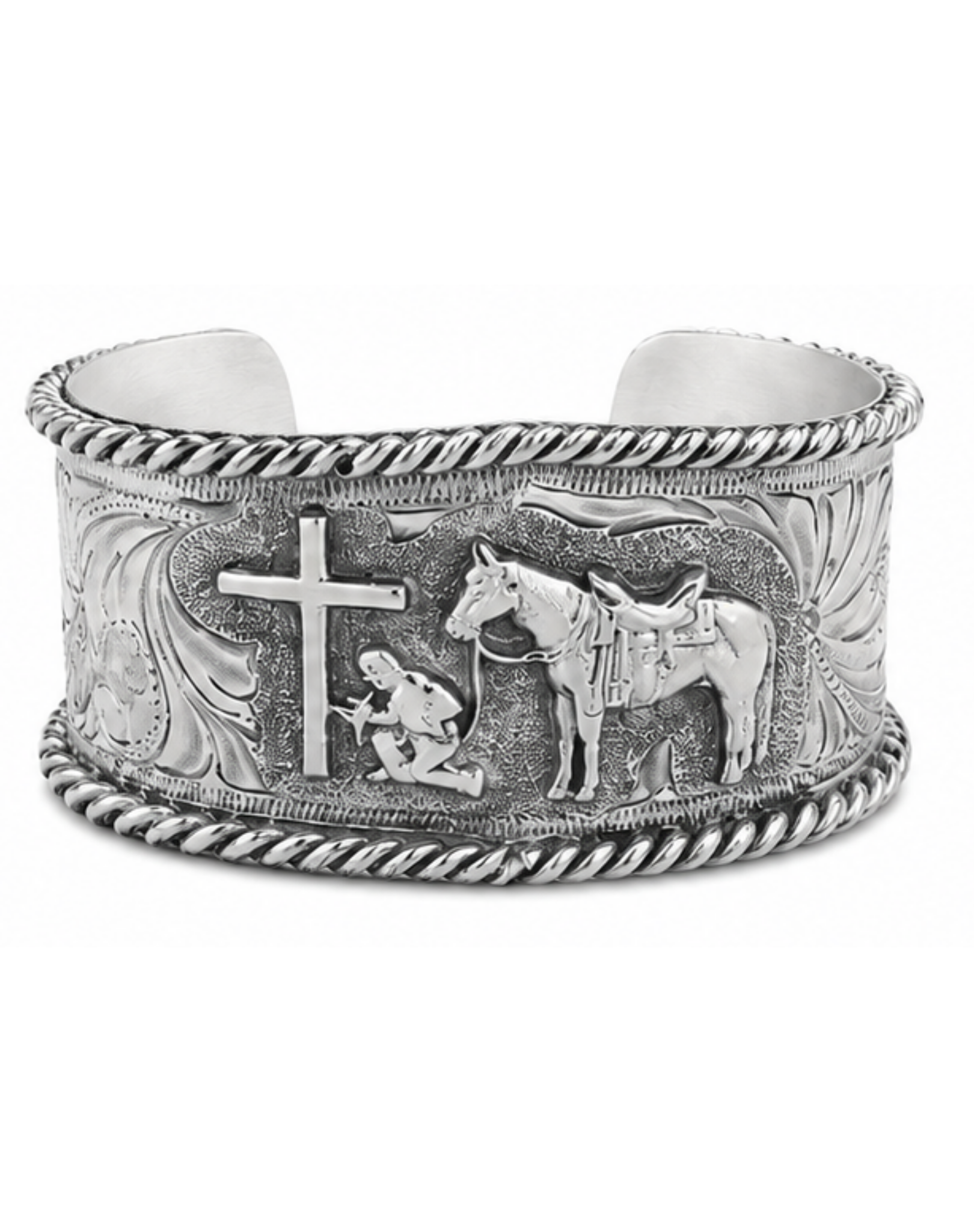 Silver Faithful Companion Cuff Bracelet Outback Supply Co
