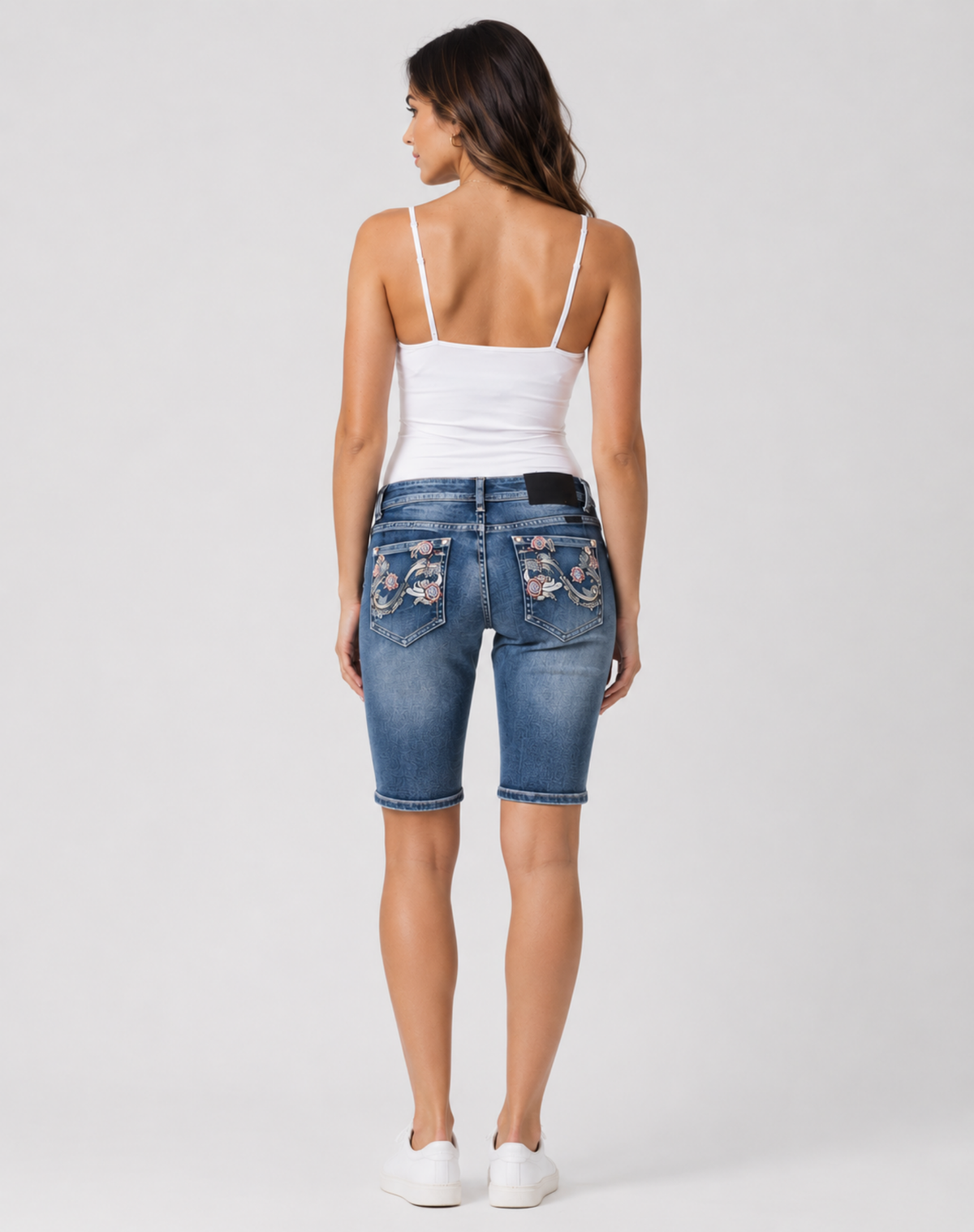 Amelia Fitted Denim Shorts Outback Supply Co