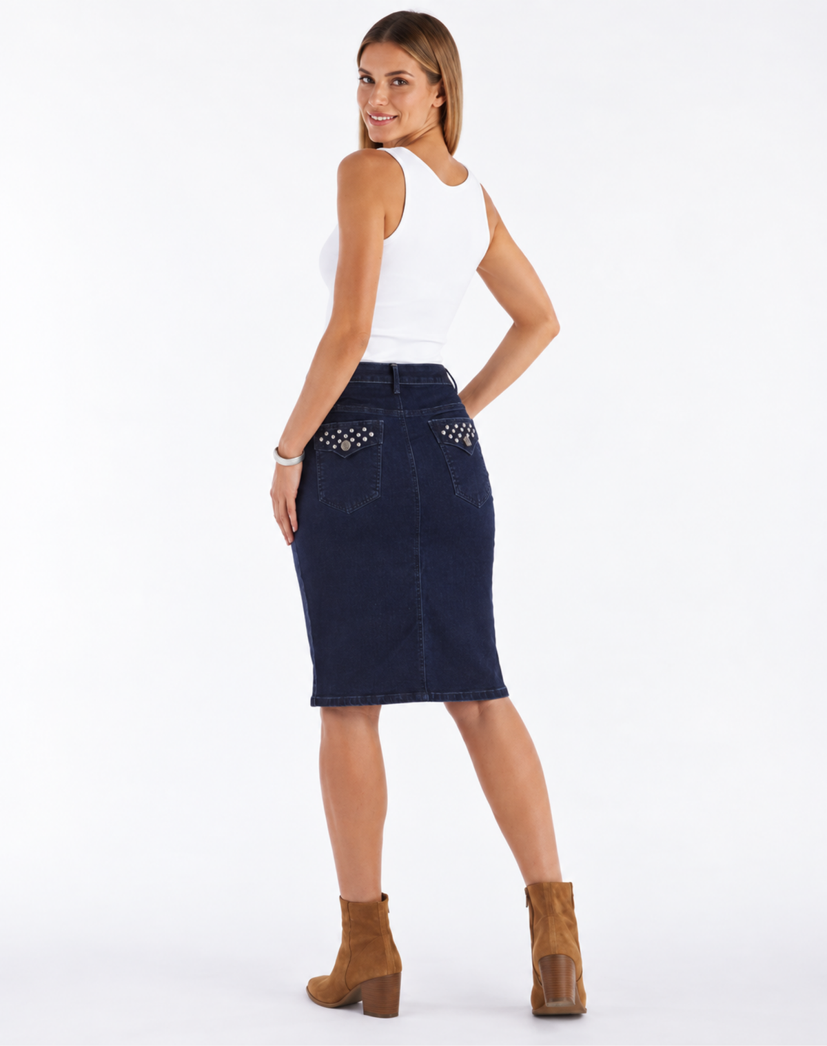 Arizona Bling Denim Skirt Outback Supply Co