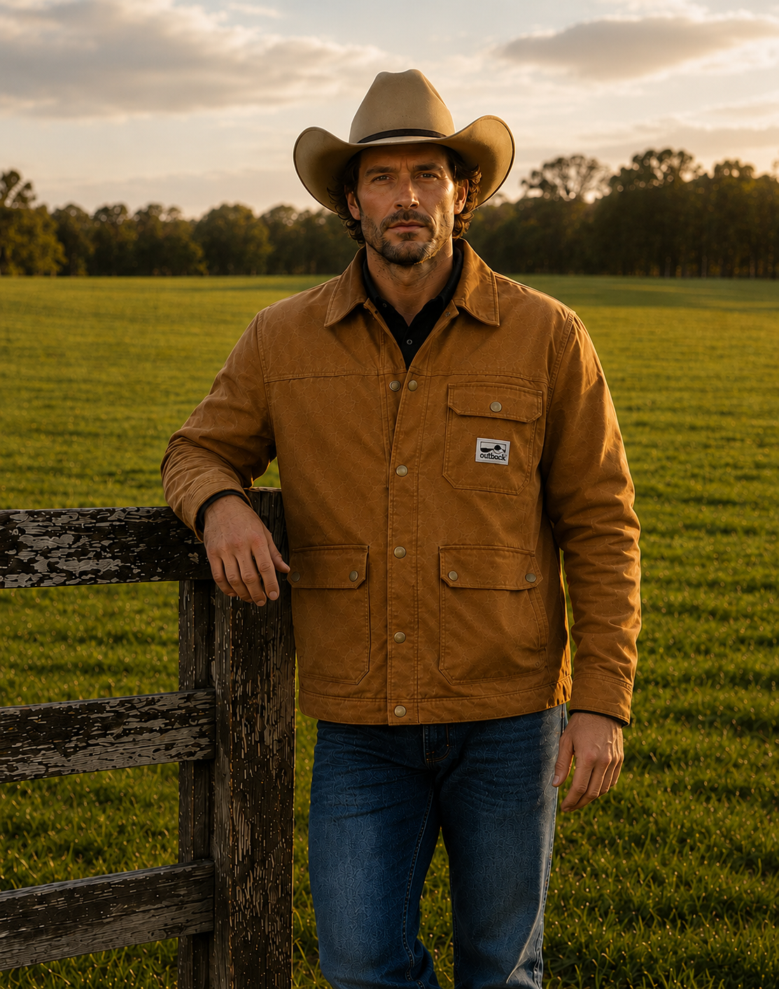 Waterproof Wax Cotton Jacket Outback Supply Co