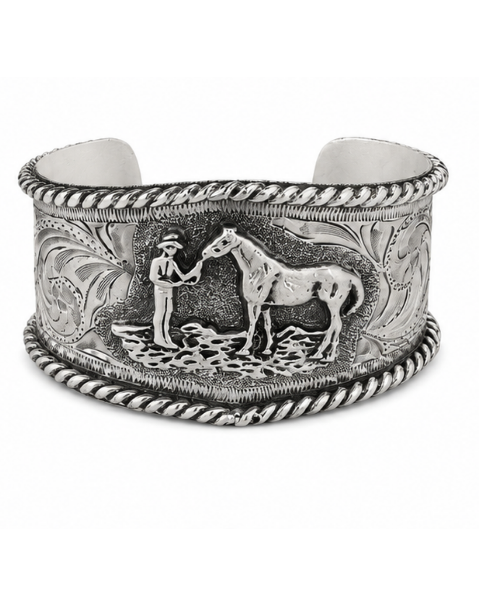 Silver Horse Whisperer Cuff Bracelet Outback Supply Co