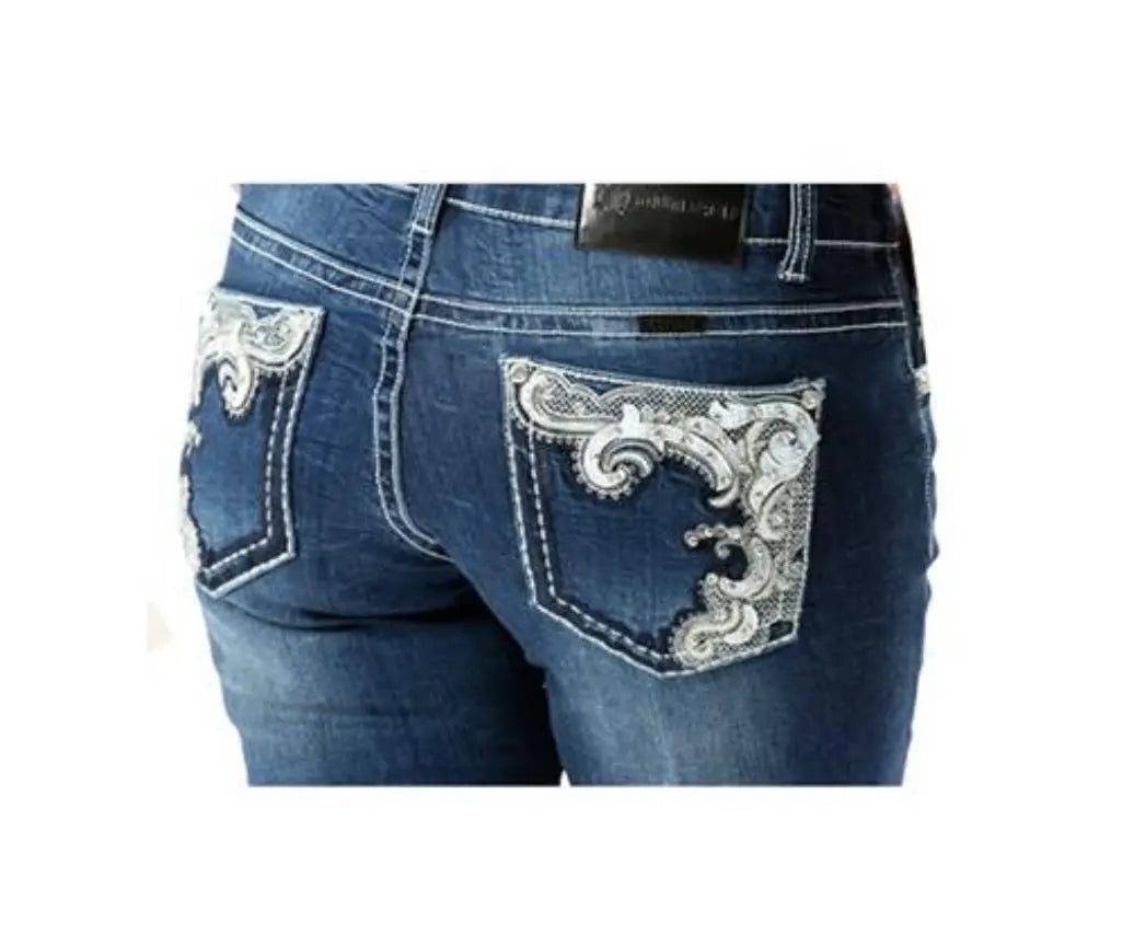 Bermuda Fitted Womens Denim Shorts - OBW16GS2168 Outback Supply Co