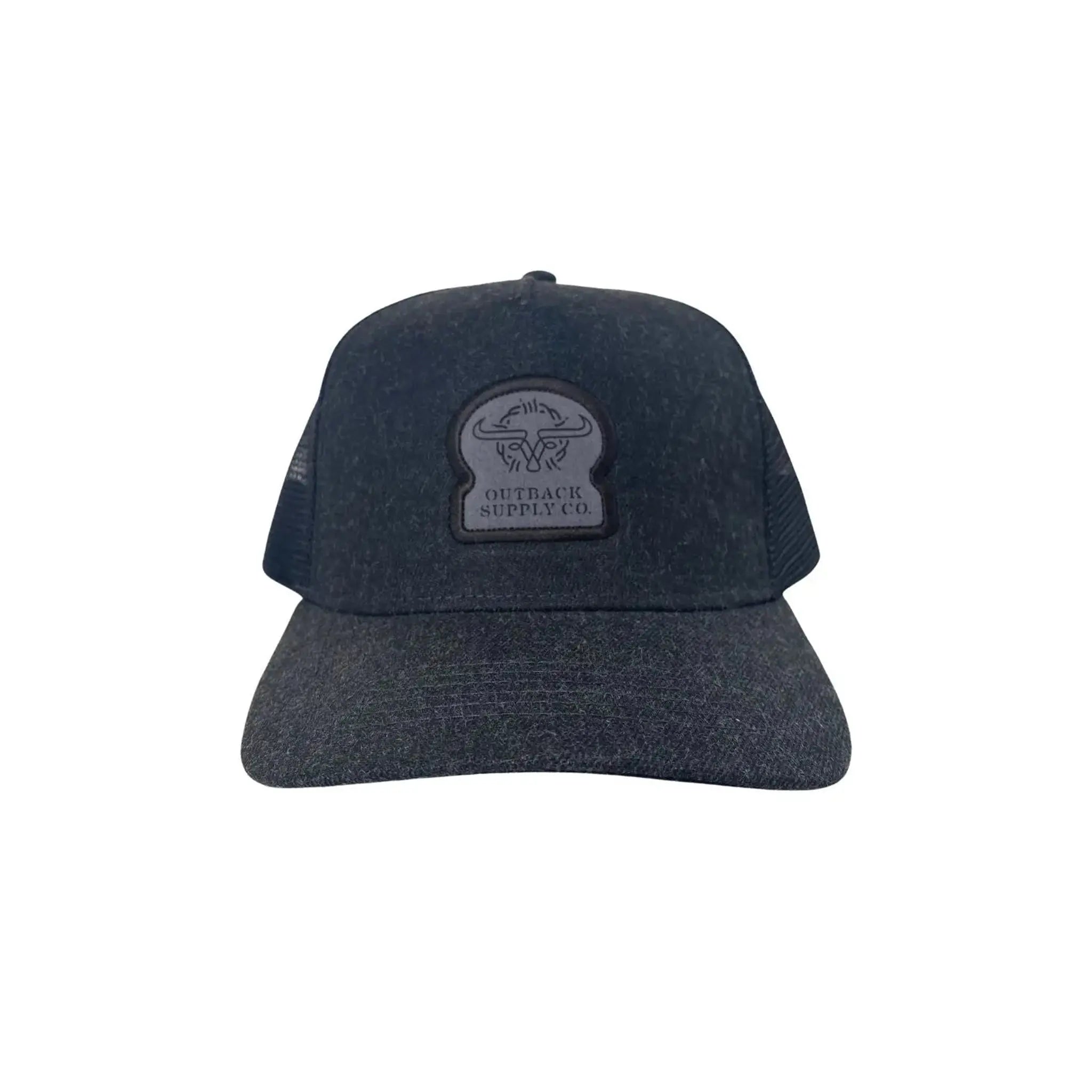 Black Trucker Cap Outback Supply Co