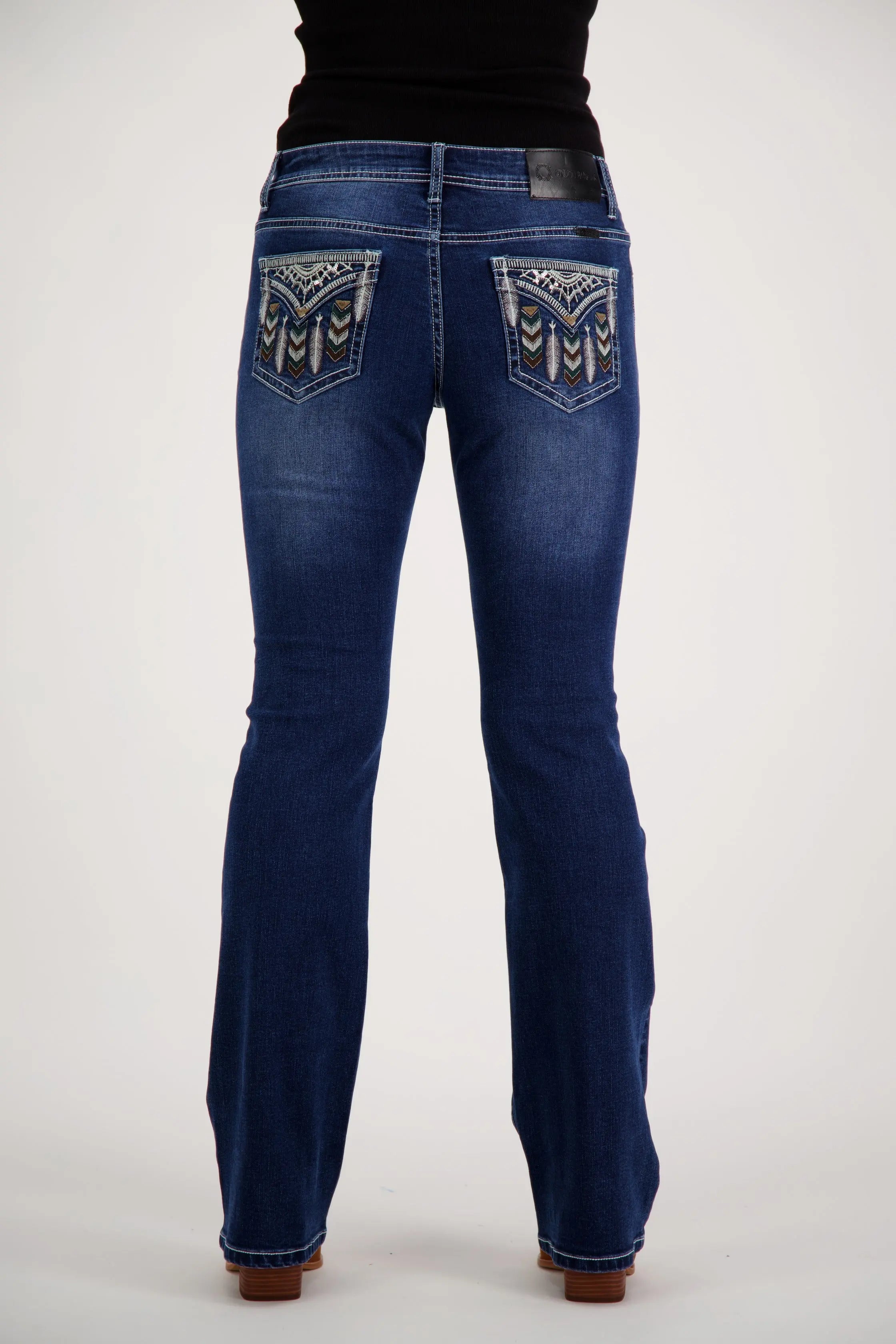 Brandy Bootcut Premium Stretch Denim Bling Jeans Outback Supply Co