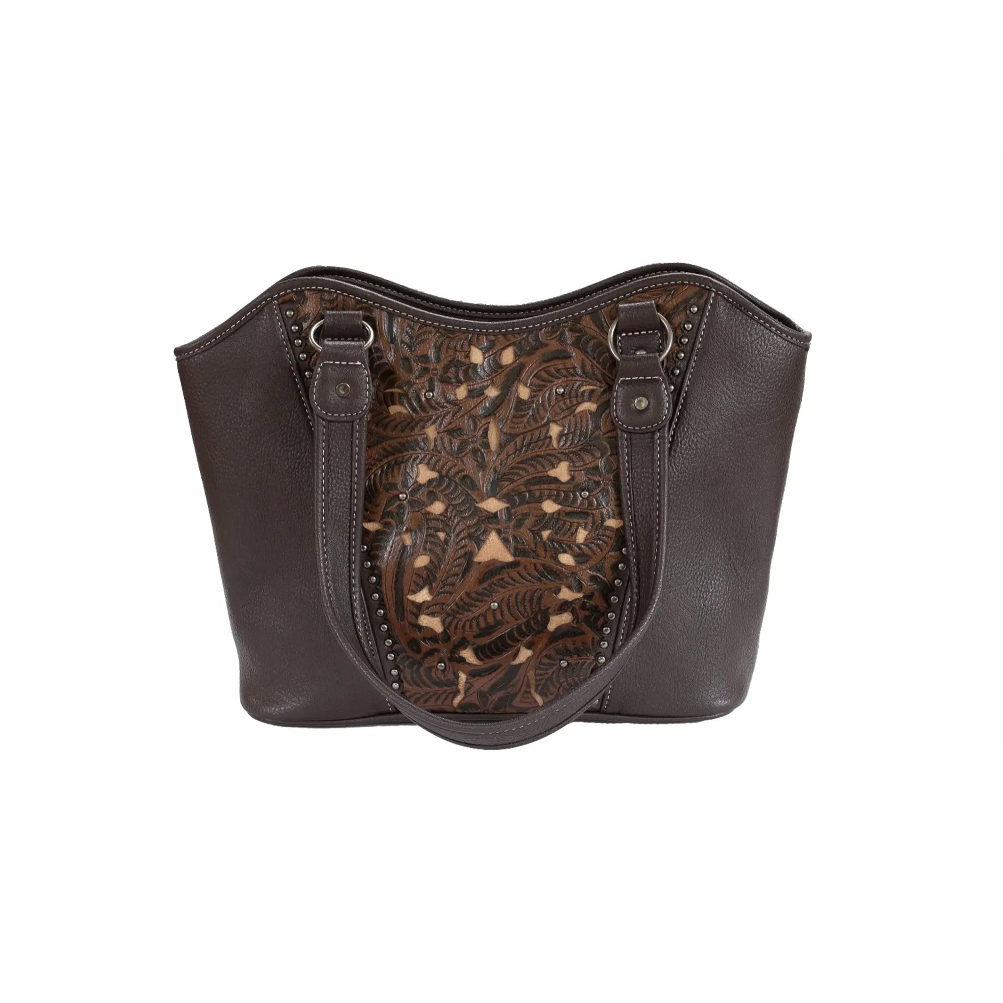 Brown Floral Handbag Outback Supply Co