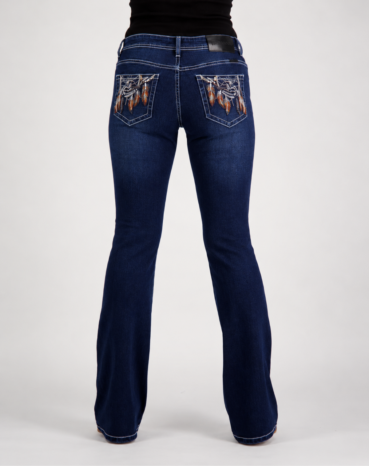 Claudette Western Bling Bootcut Denim Jeans Outback Supply Co