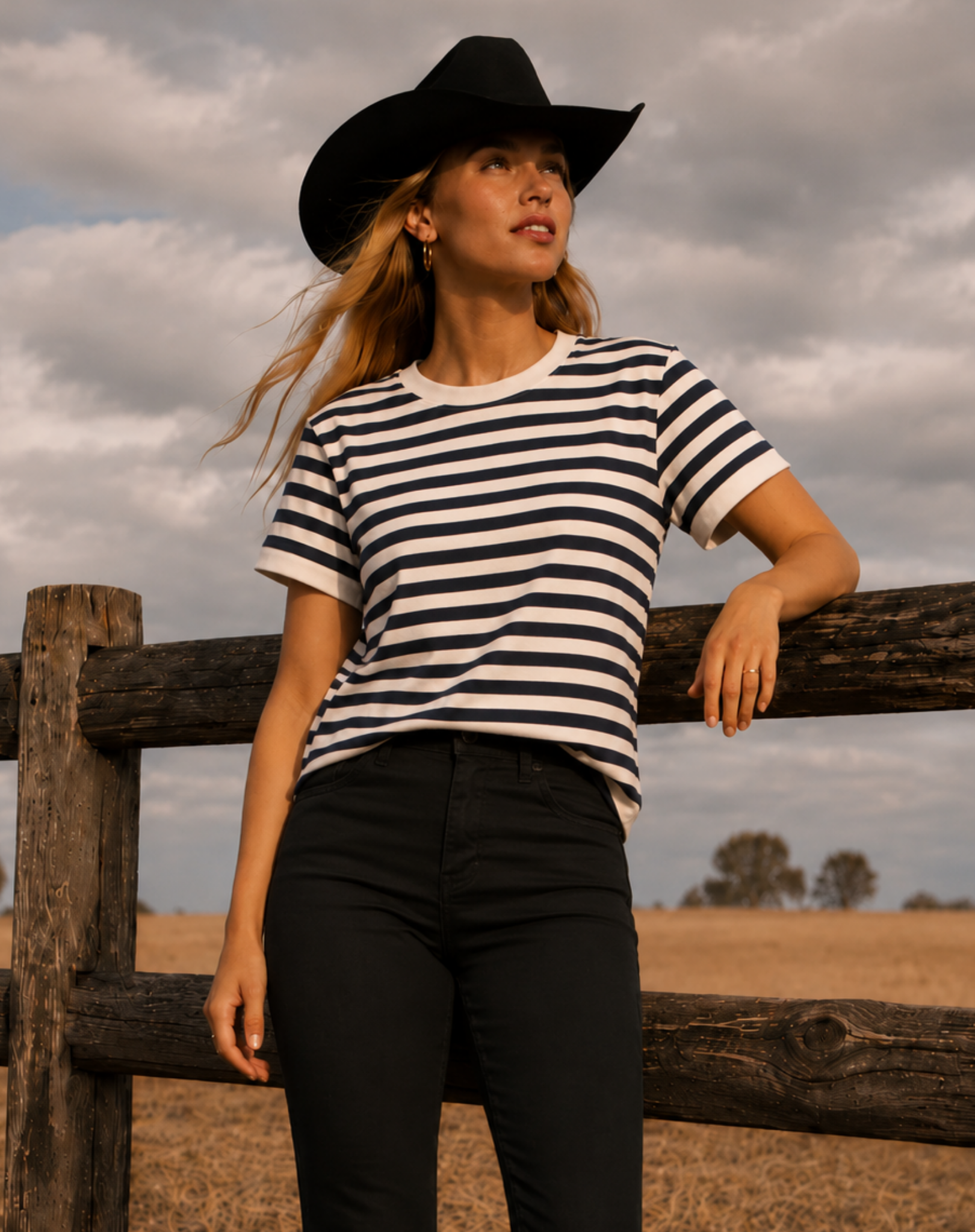 Coastal Tee - Navy Outback Supply Co