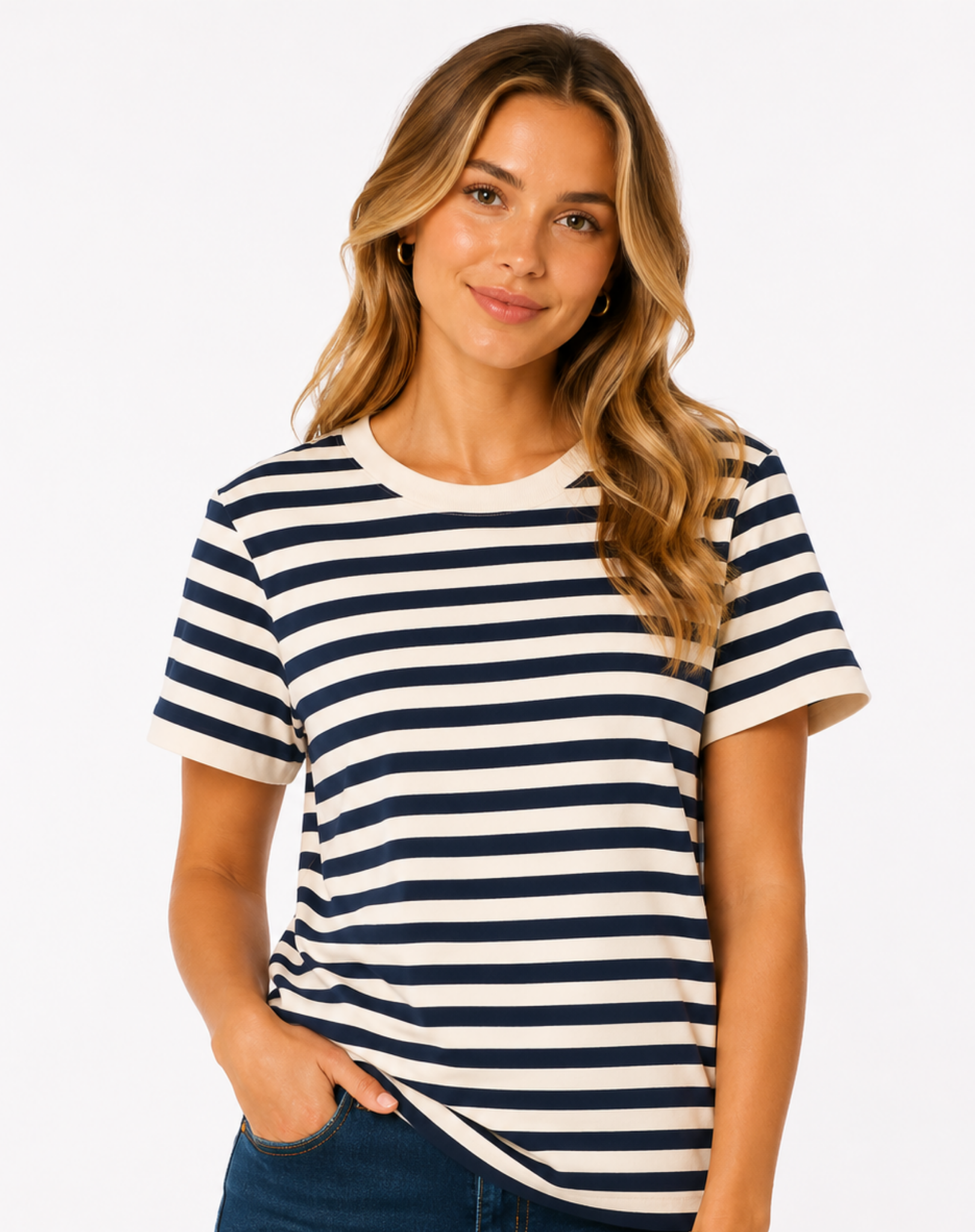 Coastal Tee - Navy Outback Supply Co