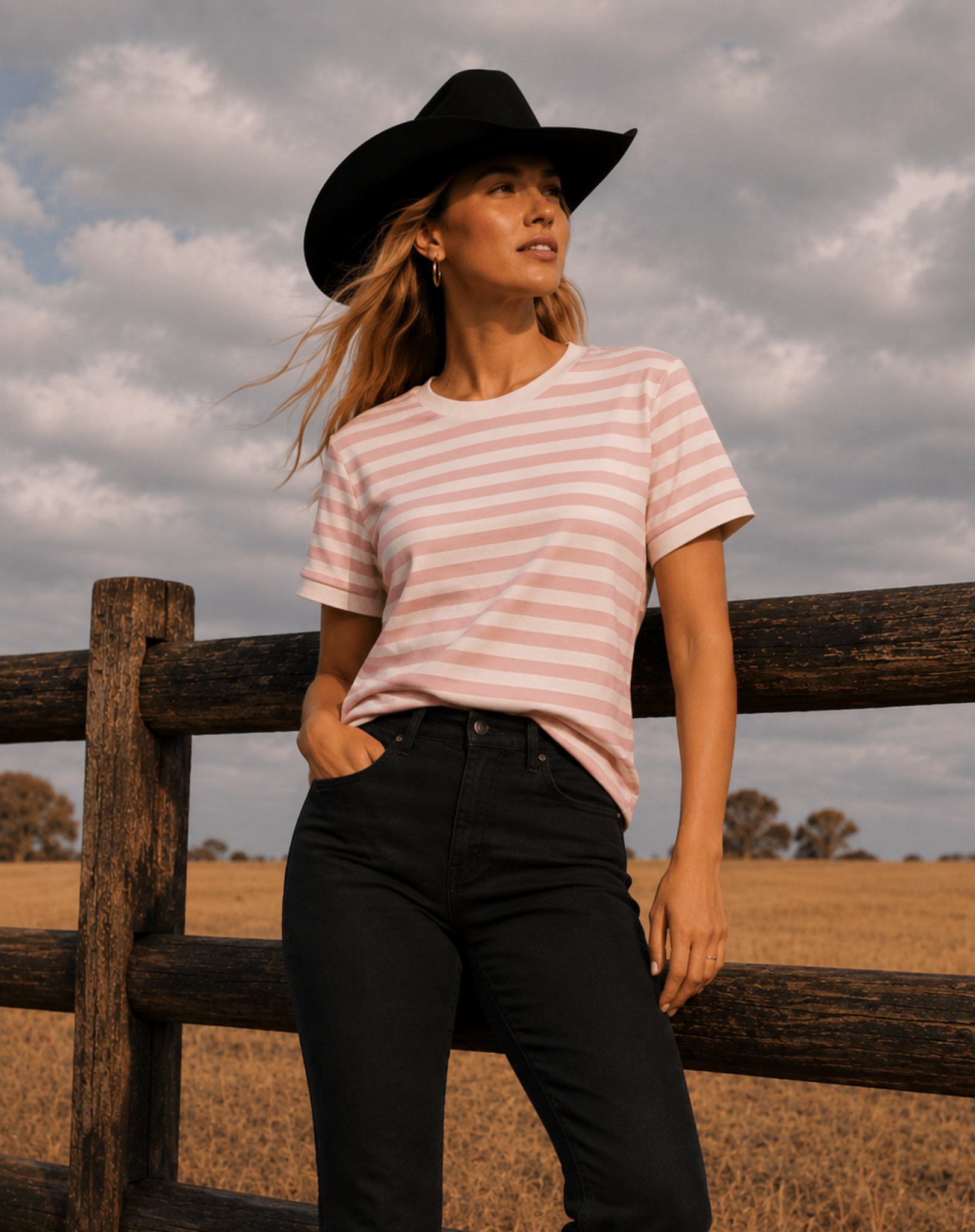 Coastal Tee - Peach Outback Supply Co