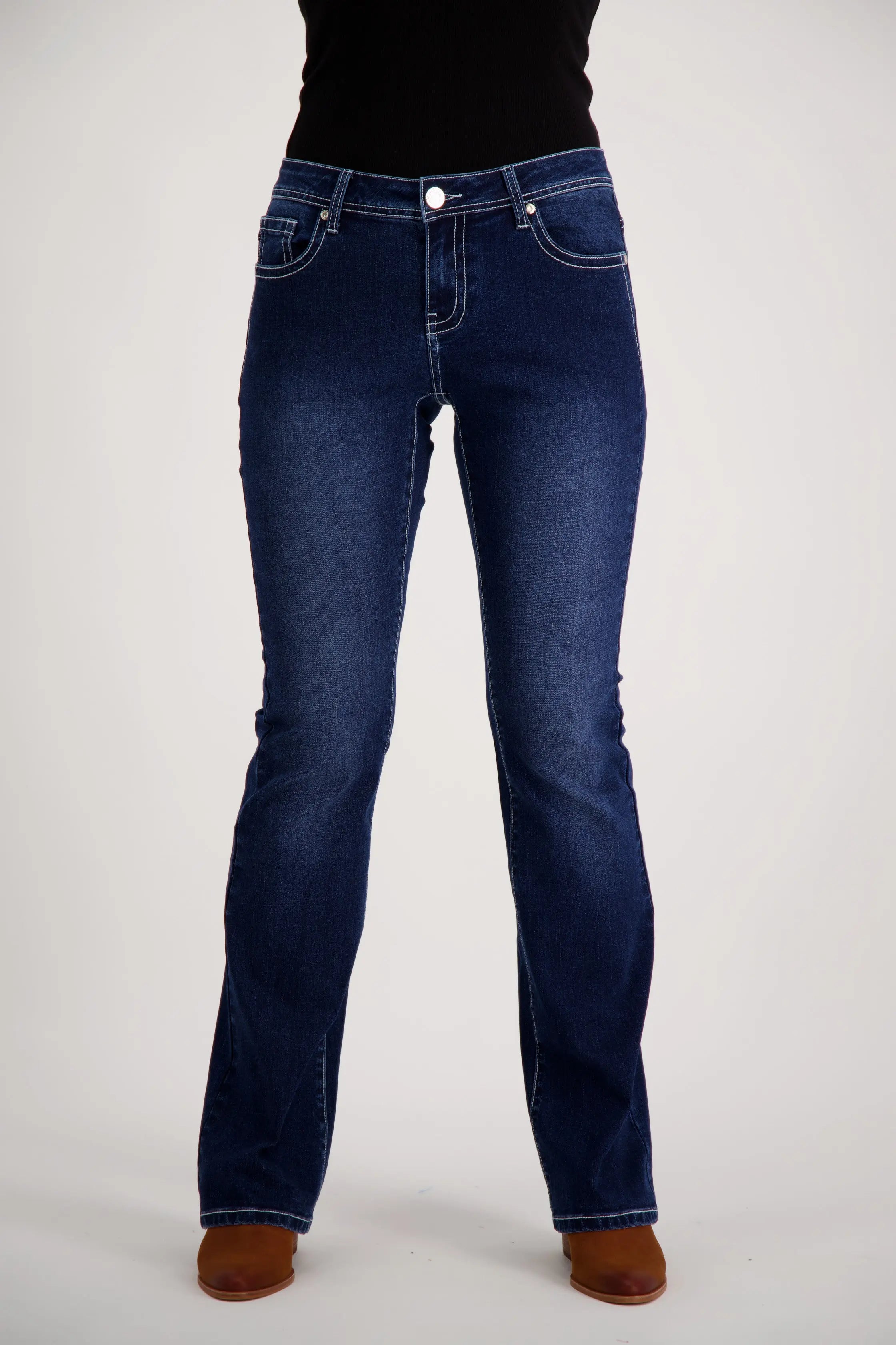 Delta Bootcut Premium Stretch Denim Bling Jeans Outback Supply Co