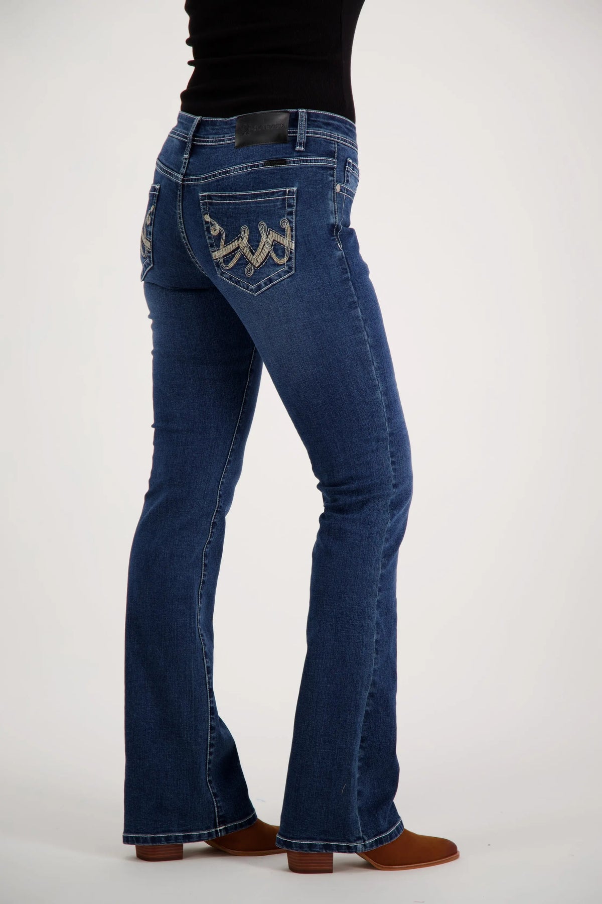 Eliza Bootcut Premium Stretch Denim Bling Jeans Outback Supply Co