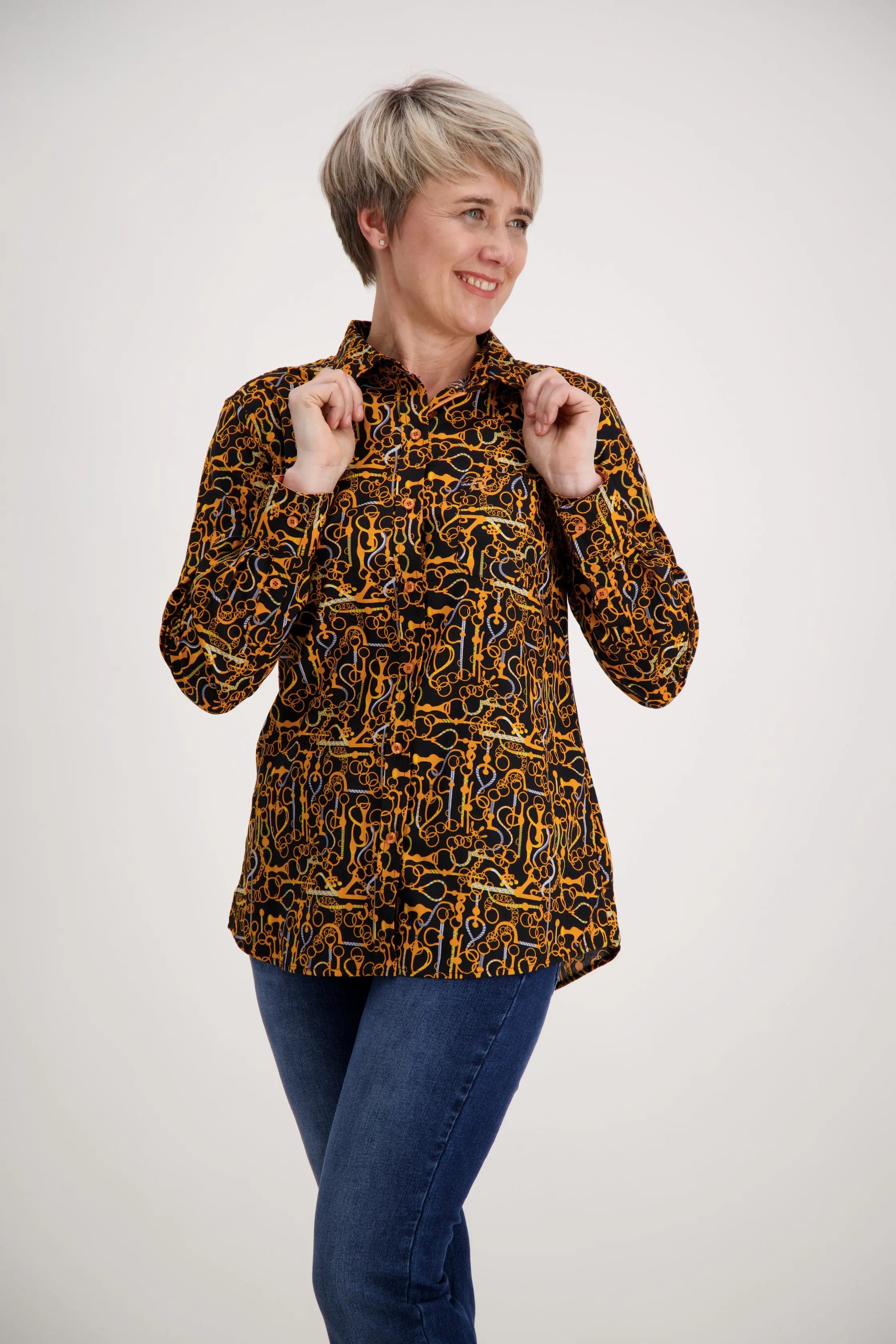 Gold Orange Classic Cotton Shirt Outback Supply Co
