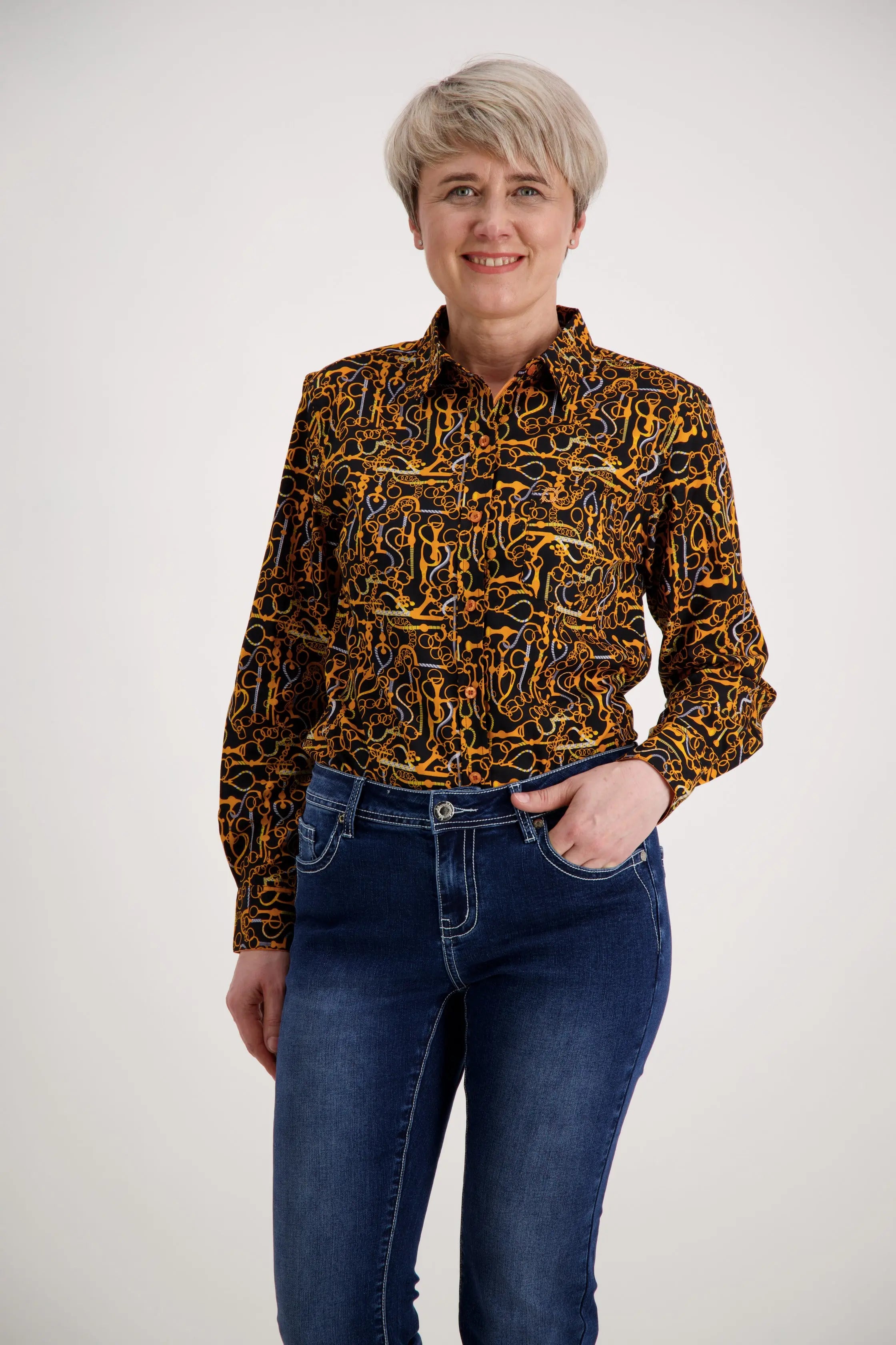 Gold Orange Classic Cotton Shirt Outback Supply Co