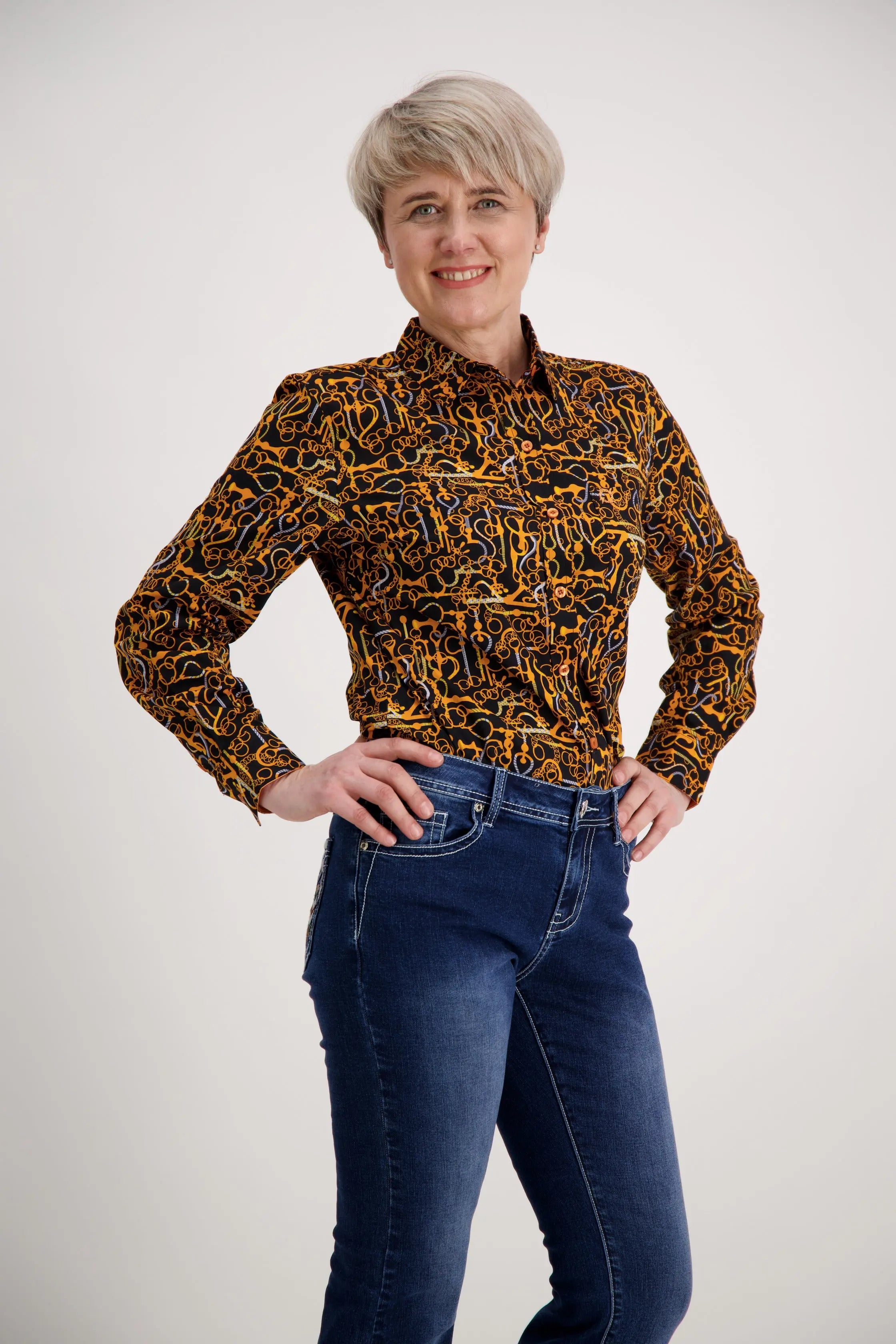 Gold Orange Classic Cotton Shirt Outback Supply Co