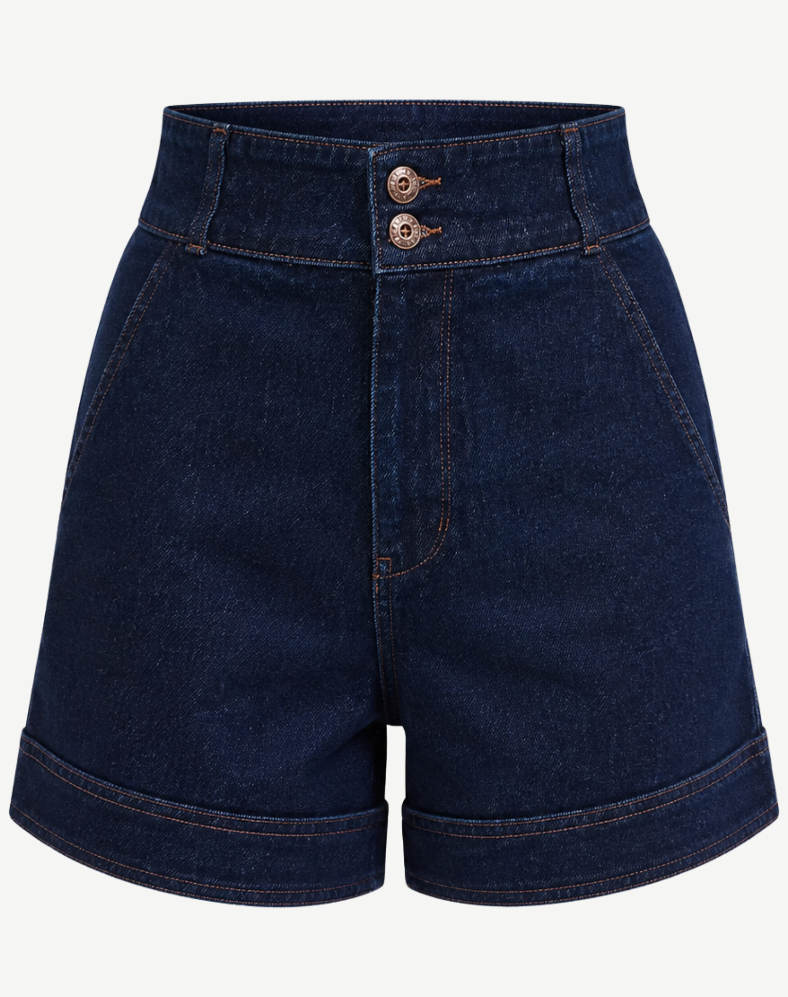 Grevillea High-Waist Denim Shorts - Denim Outback Supply Co
