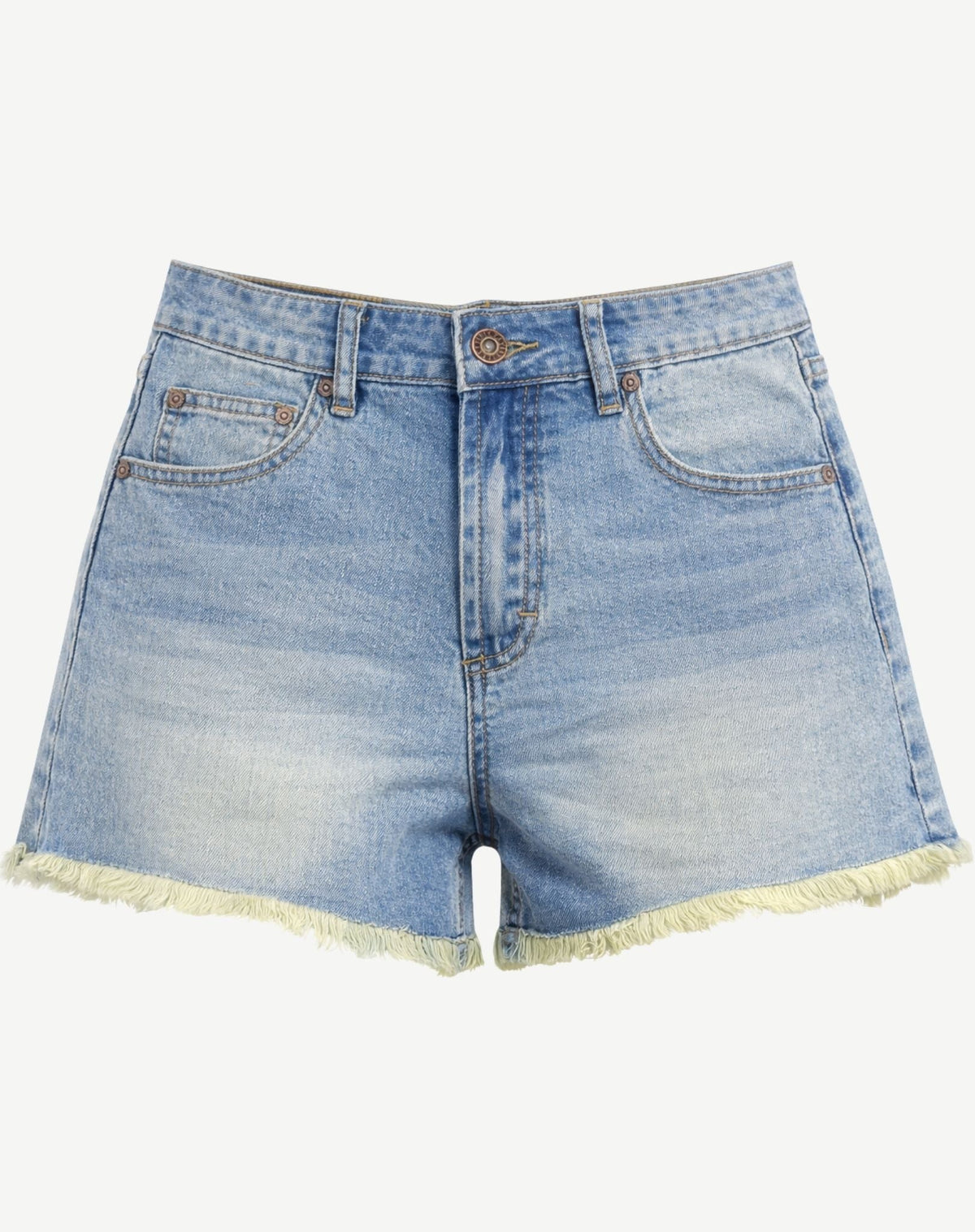Arizona Frayed High Waist Denim Shorts Outback Supply Co
