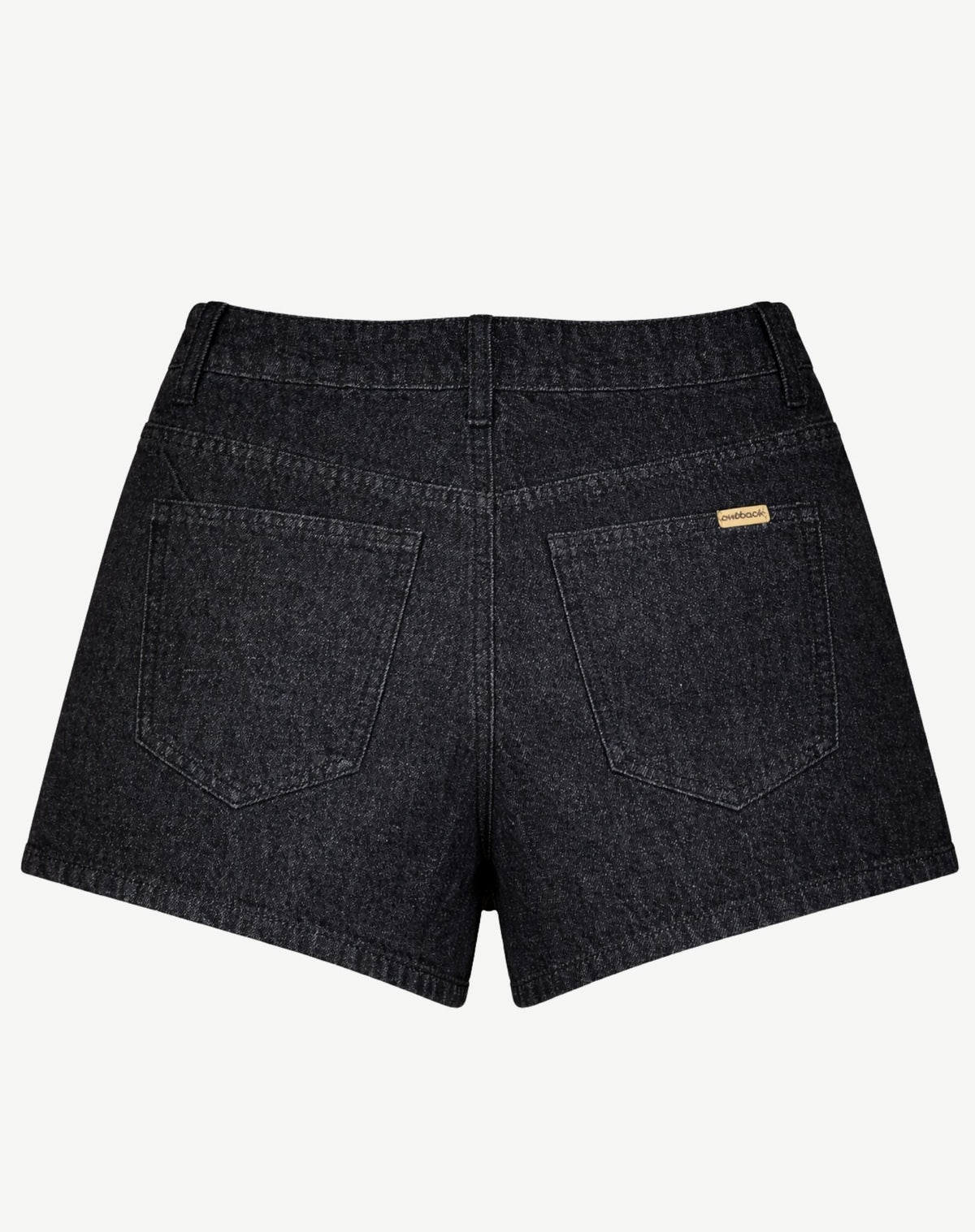 Black High Waist Women's Denim Shorts Outback Supply Co