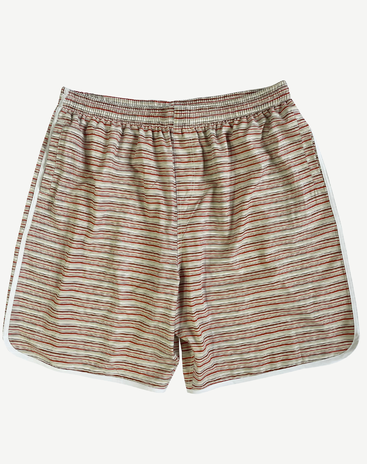 Men's King Size Elastic Waist Boardshorts - Orange Outback Supply Co