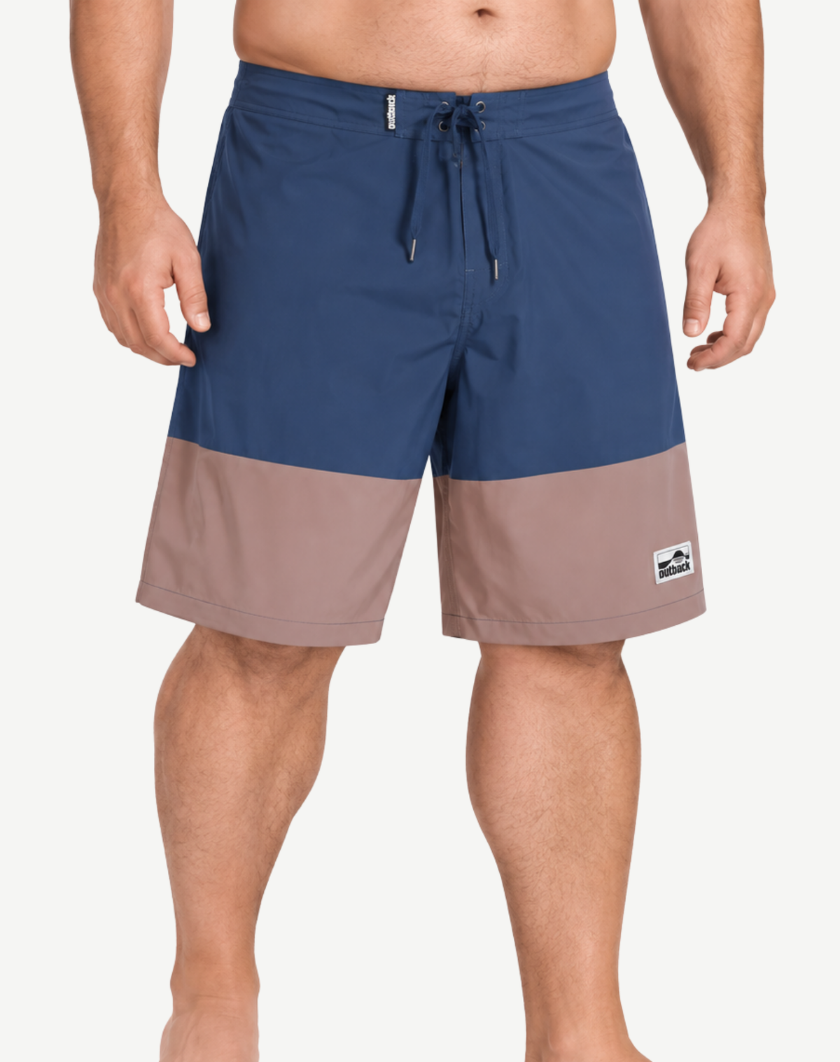 Men's King Size Rigid Waist Boardshorts - Navy Outback Supply Co