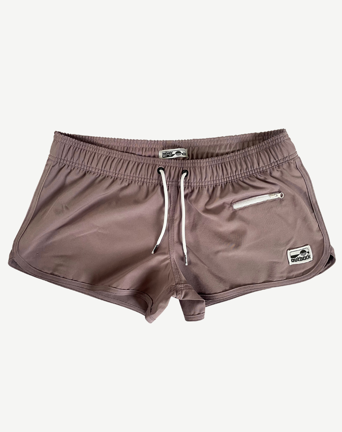 Womens Elastic Waist Boardshorts - Purple Outback Supply Co