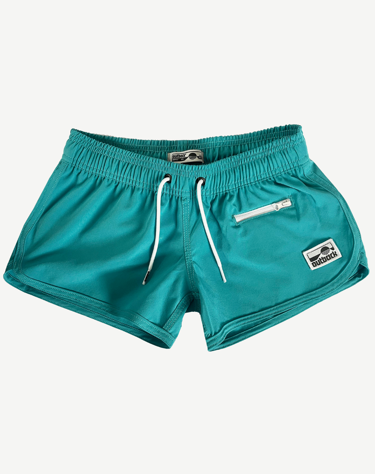 Girls Elastic Waist Boardshorts - Teal Outback Supply Co