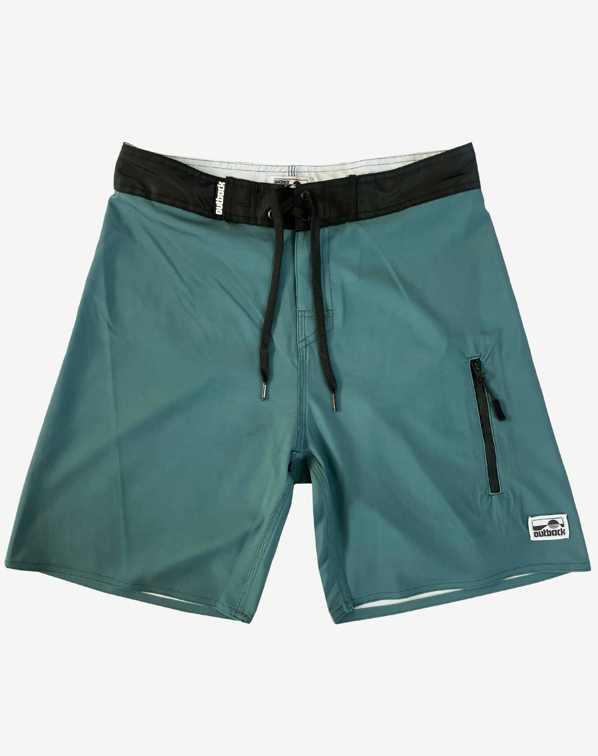 Men's Rigid Waist Boardshorts - Green Outback Supply Co