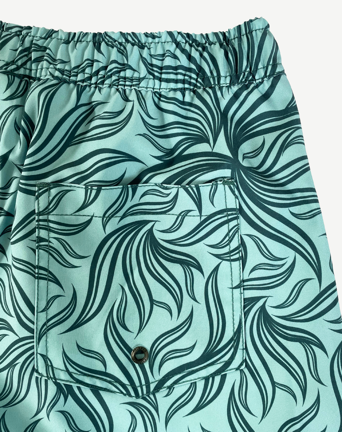 Men's Elastic Waist Boardshorts - Teal Outback Supply Co