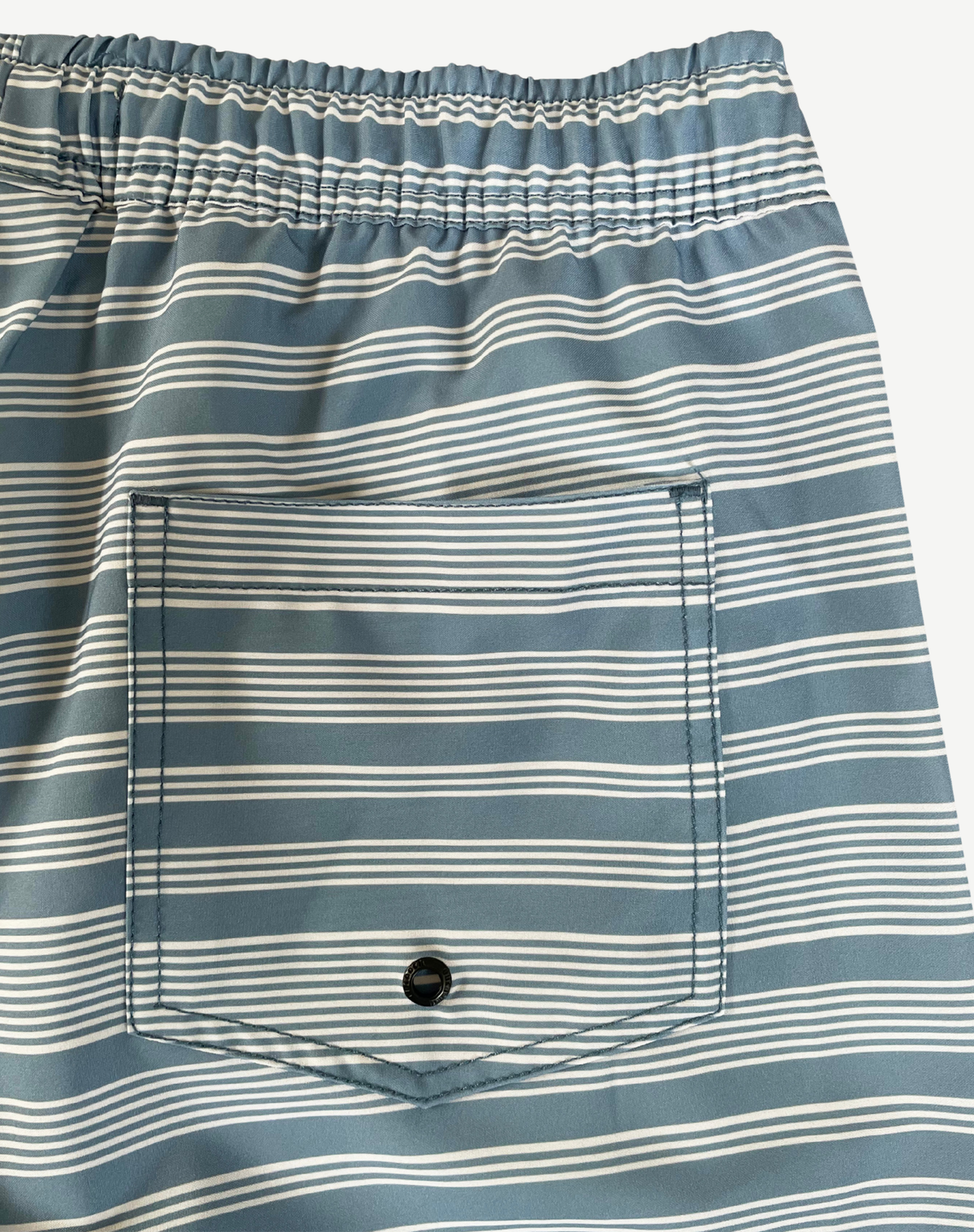 Men's Elastic Waist Boardshorts - Blue Stripe Outback Supply Co