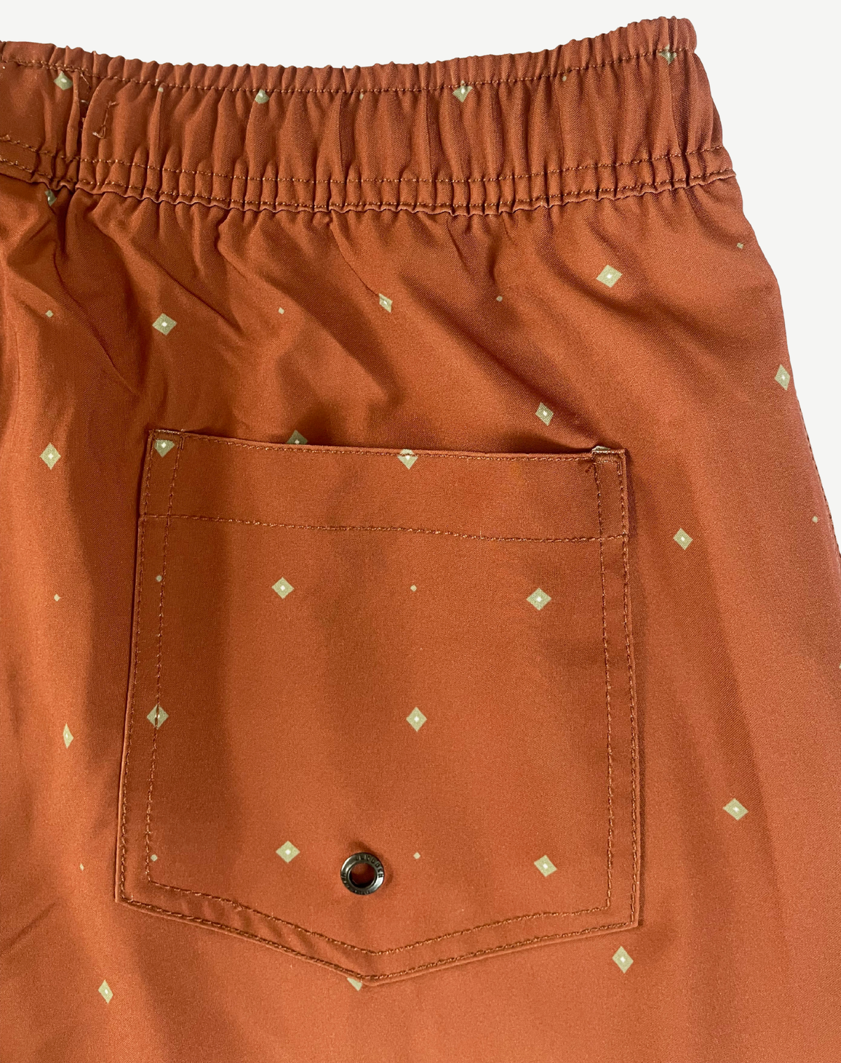 Men's Elastic Waist Boardshorts - Orange Outback Supply Co