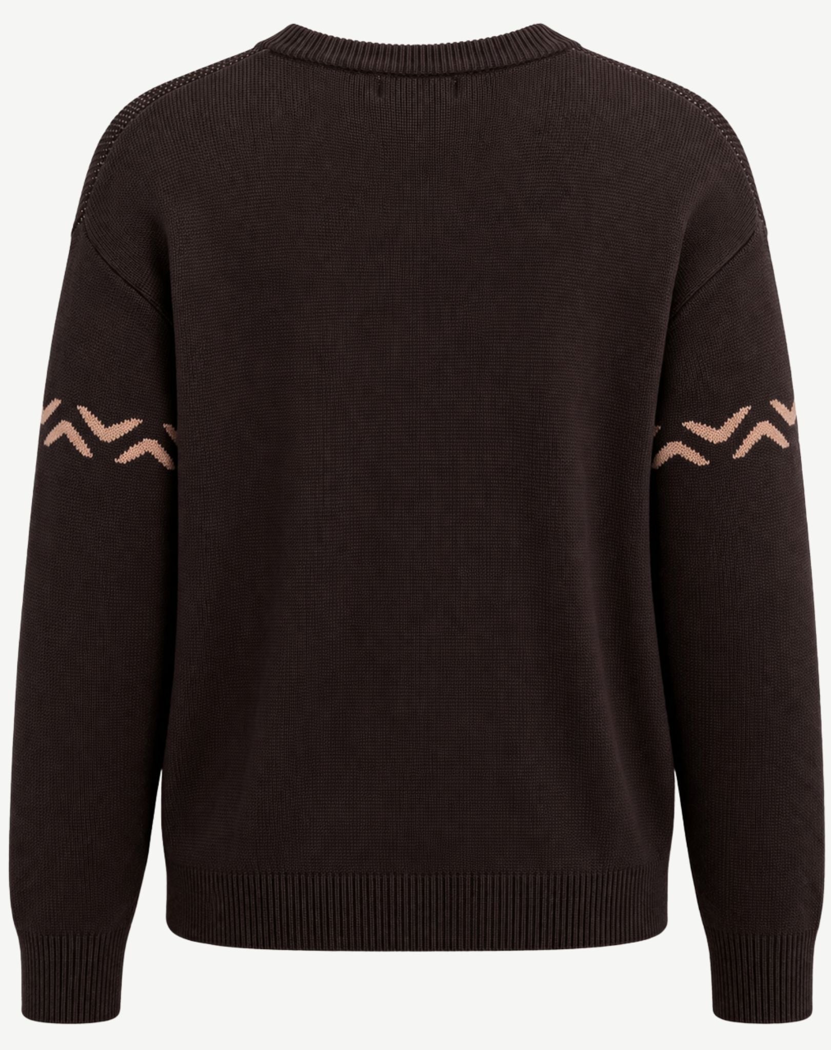 Mens Knit Sweater - Espresso Outback Supply Co