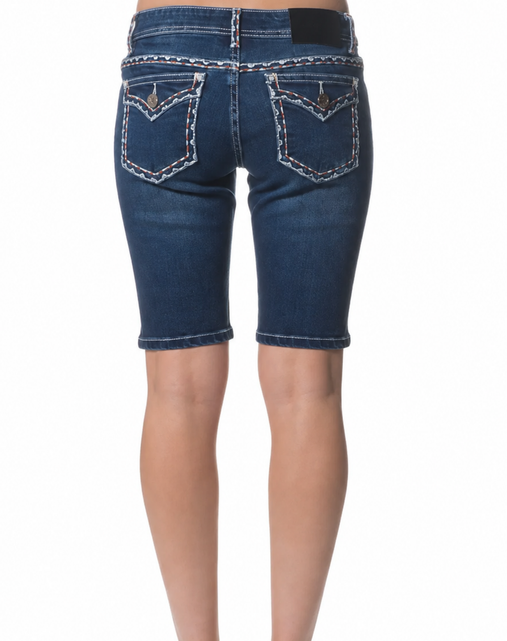 Bonny Women’s Fitted Bermuda Denim Shorts – Indigo Outback Supply Co