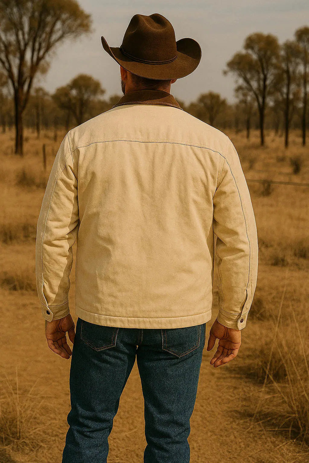 Overland Jacket - Cream Outback Supply Co