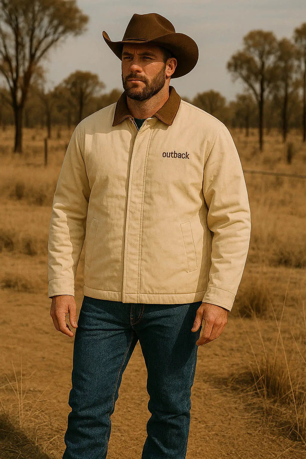 Overland Jacket - Cream Outback Supply Co