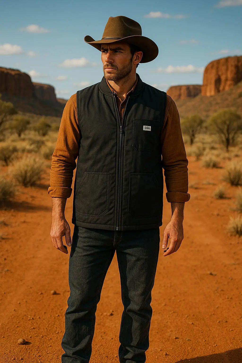 Rangebound Vest - Black Outback Supply Co