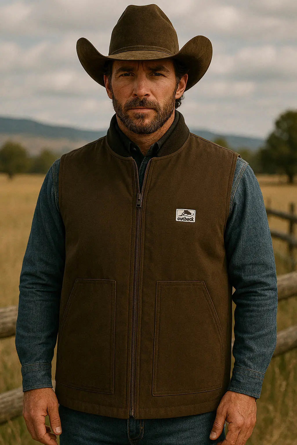 Rangebound Vest - Brown Outback Supply Co