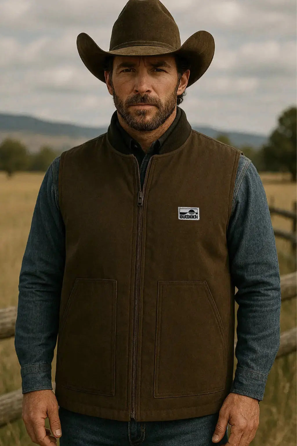 Rangebound Vest - Brown Outback Supply Co