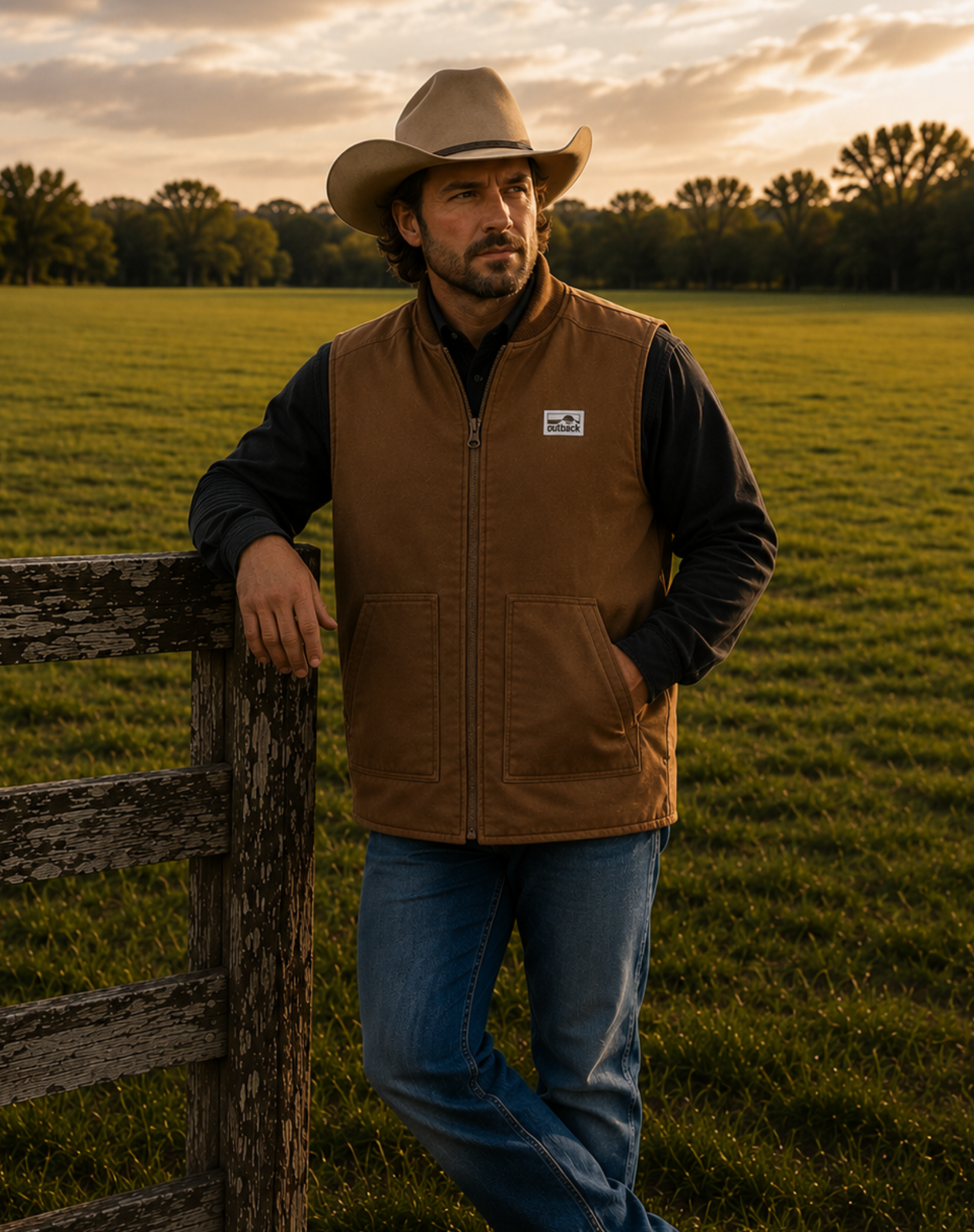 Rangebound Vest - Brown Outback Supply Co