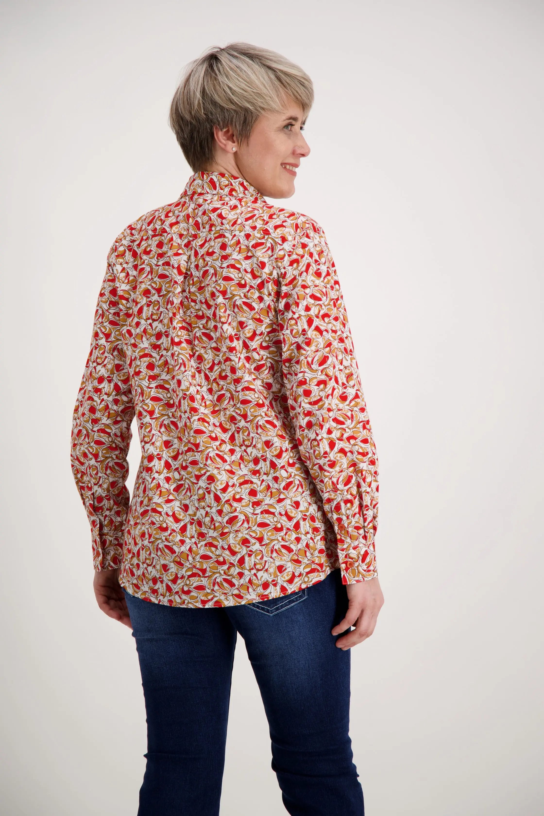 Red Orange Classic Cotton Shirt Outback Supply Co