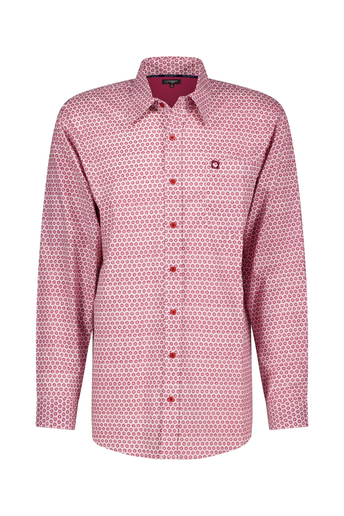 Reg Maroon Classic Cotton Shirt Outback Supply Co