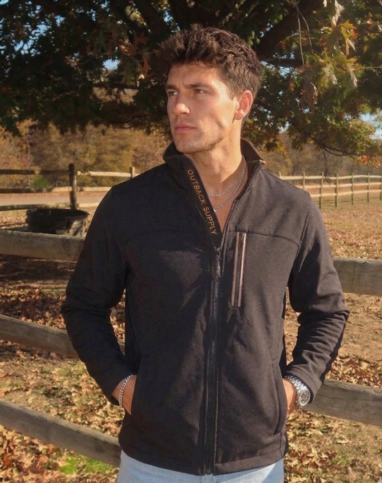 Unisex Microfibre Fleece Jacket Outback Supply Co