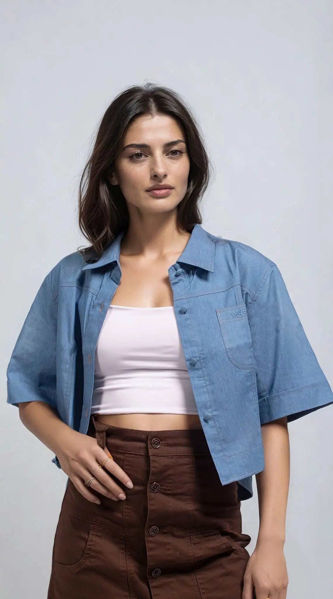 Urban Supply Box Shirt Denim