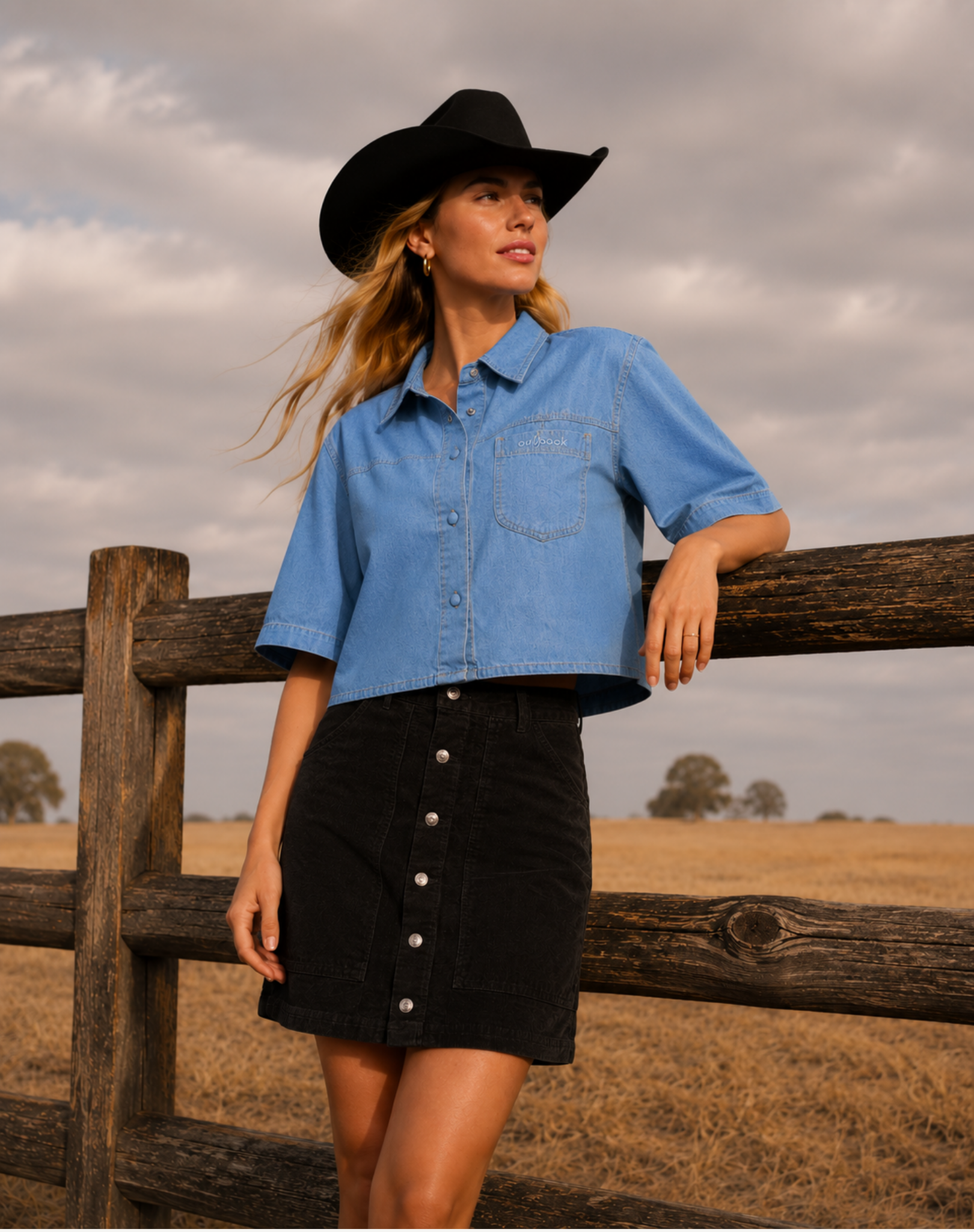 Urban Supply Box Shirt - Denim Outback Supply Co