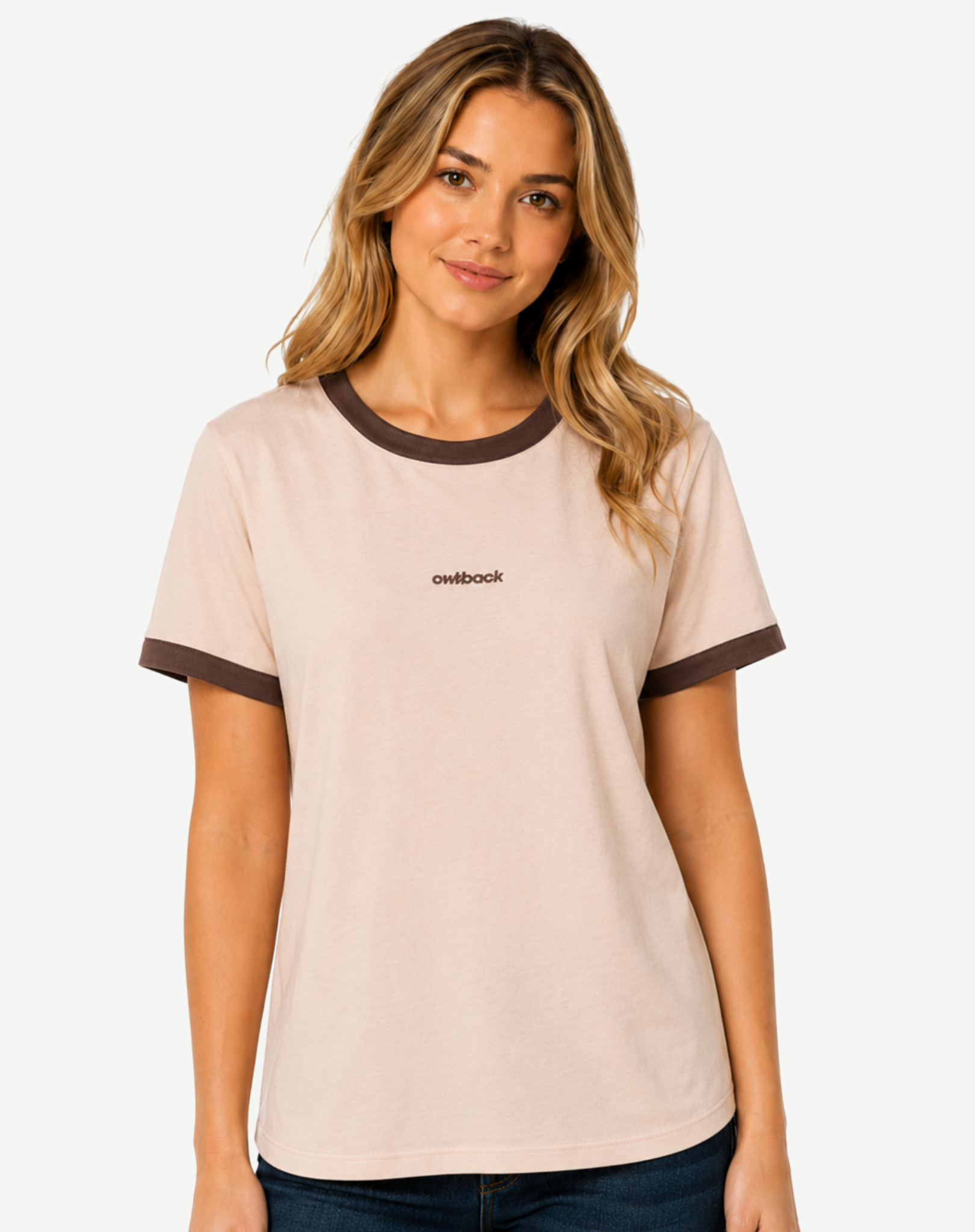Wildwave Tee - Beige Outback Supply Co
