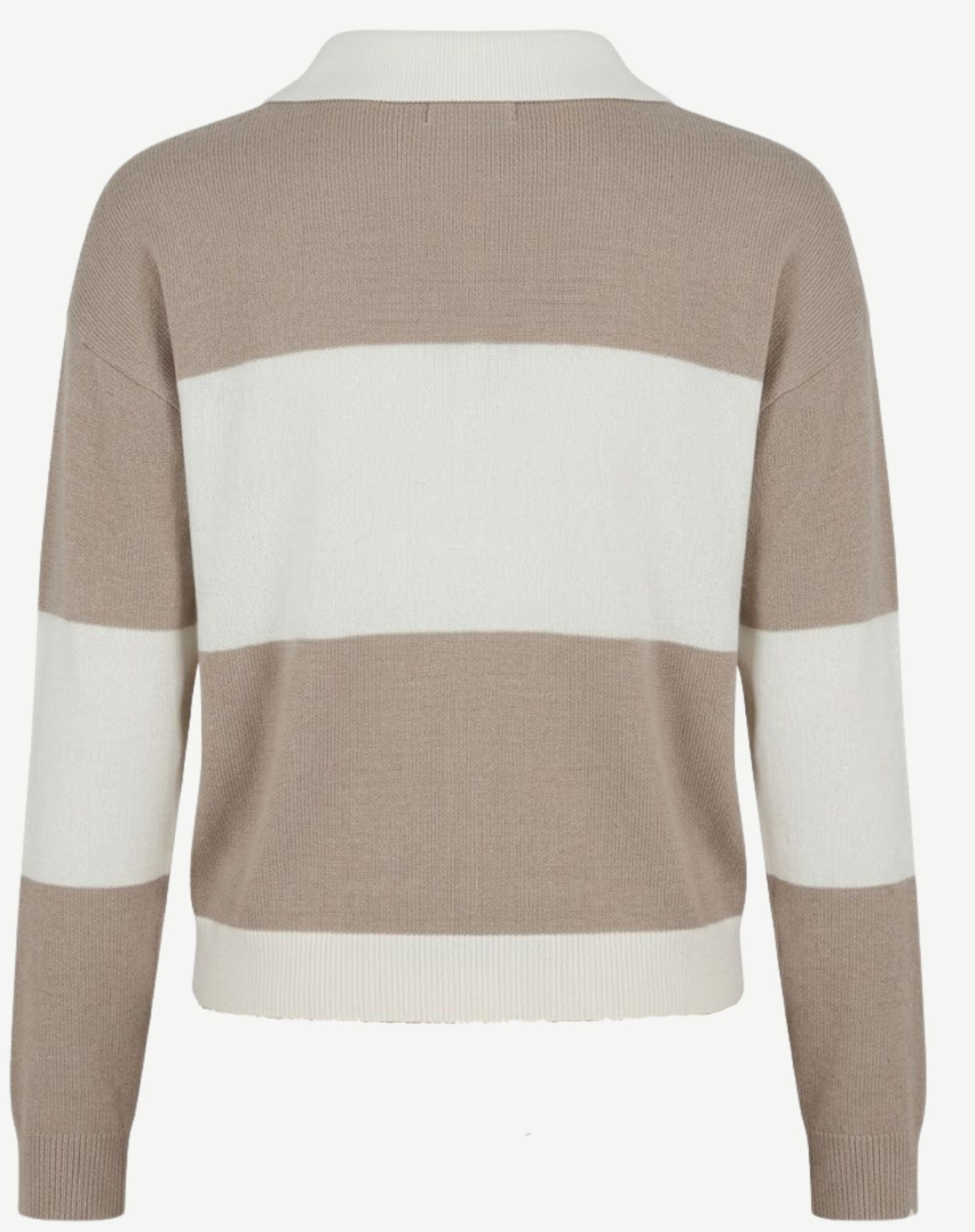 Willow Stripe Polo - Beige Outback Supply Co
