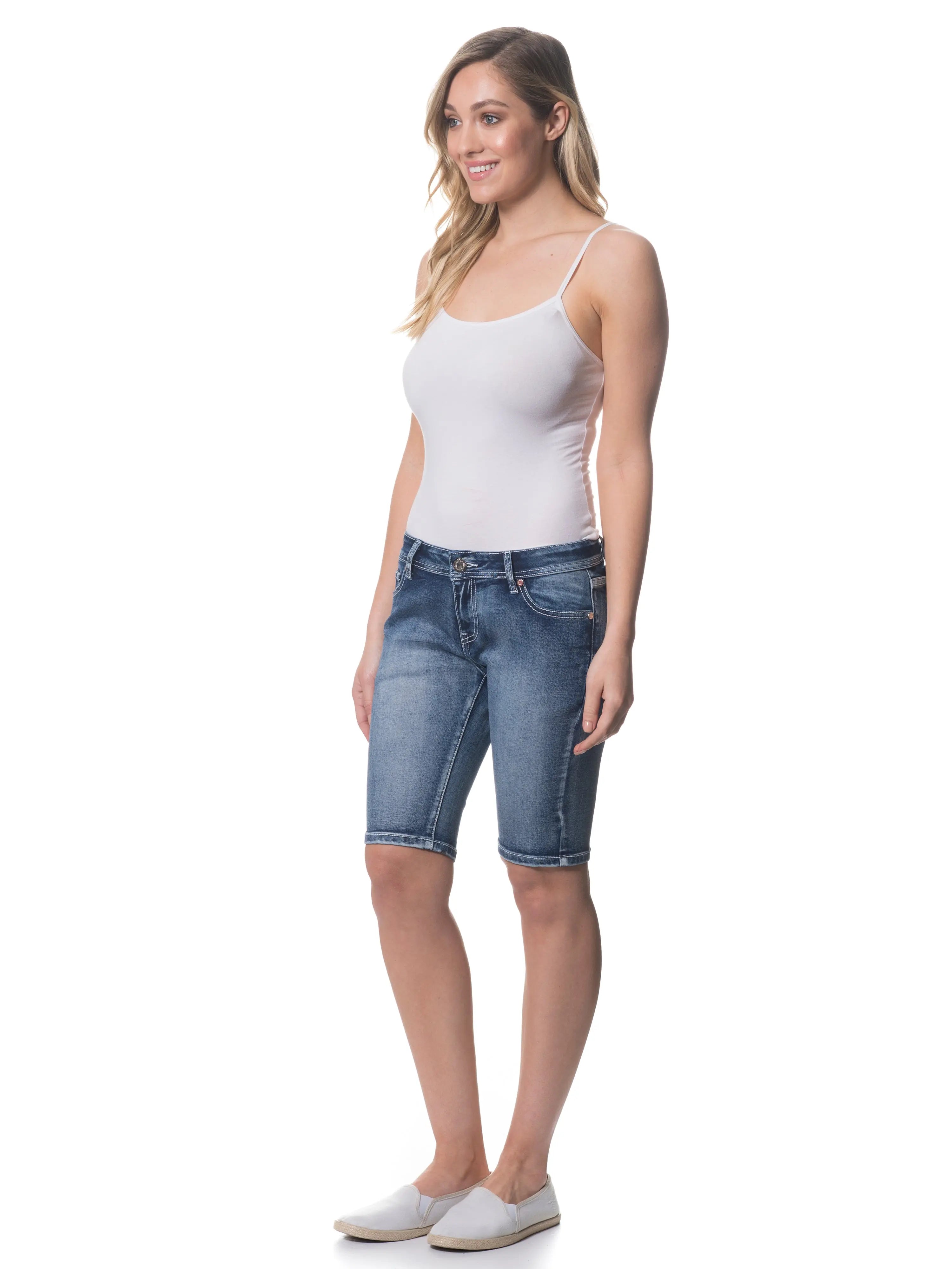 Amelia Fitted Denim Shorts Outback Supply Co