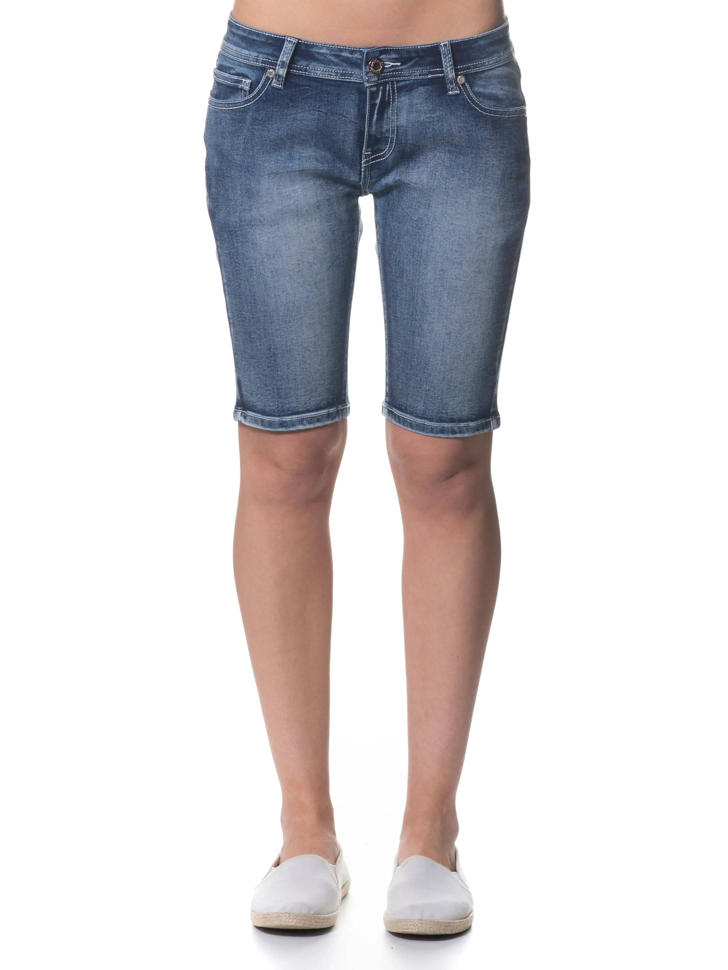 Amelia Fitted Denim Shorts Outback Supply Co