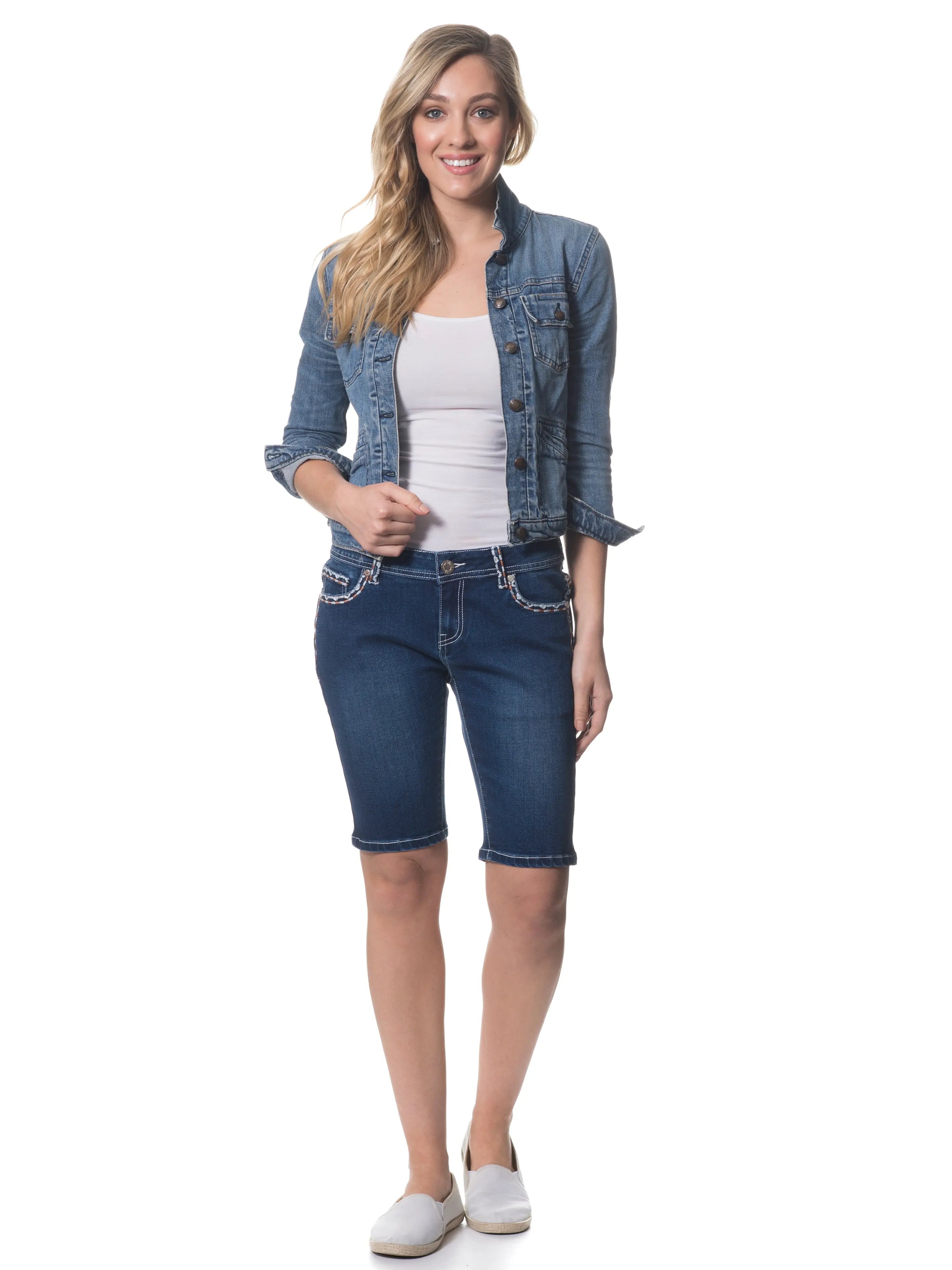 Bonny Fitted Denim Shorts Outback Supply Co