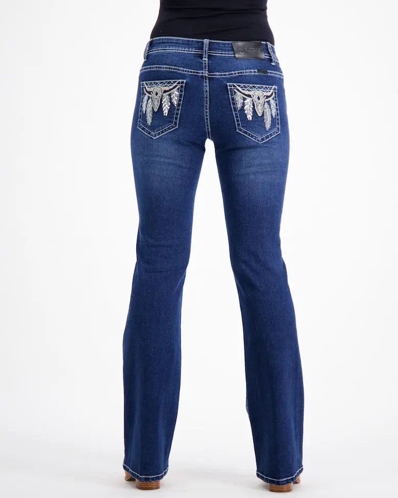 Faye Western Style Stretch Denim Jeans Outback Supply Co