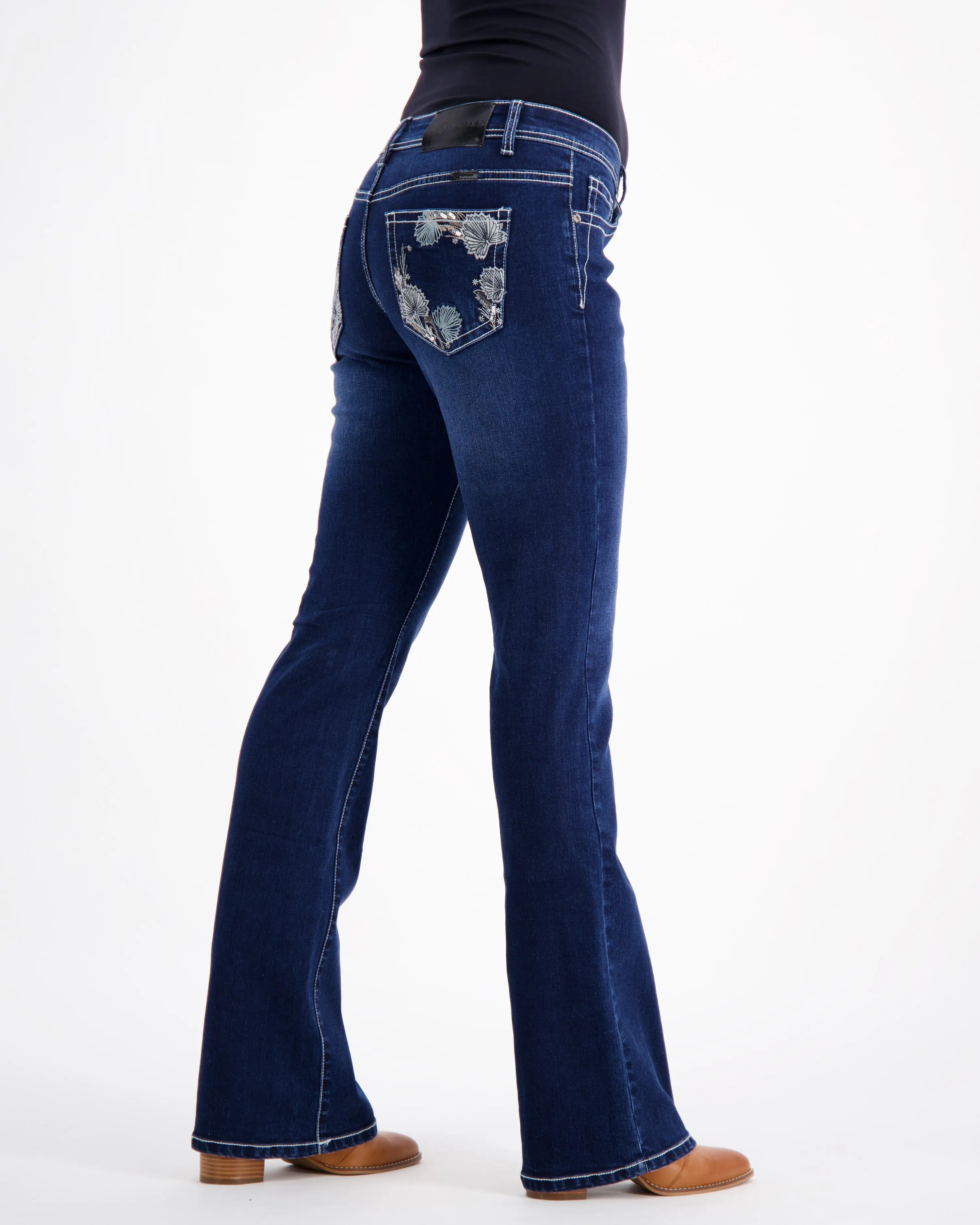 Boot-Cut Stretch Denim Jeans Outback Supply Co