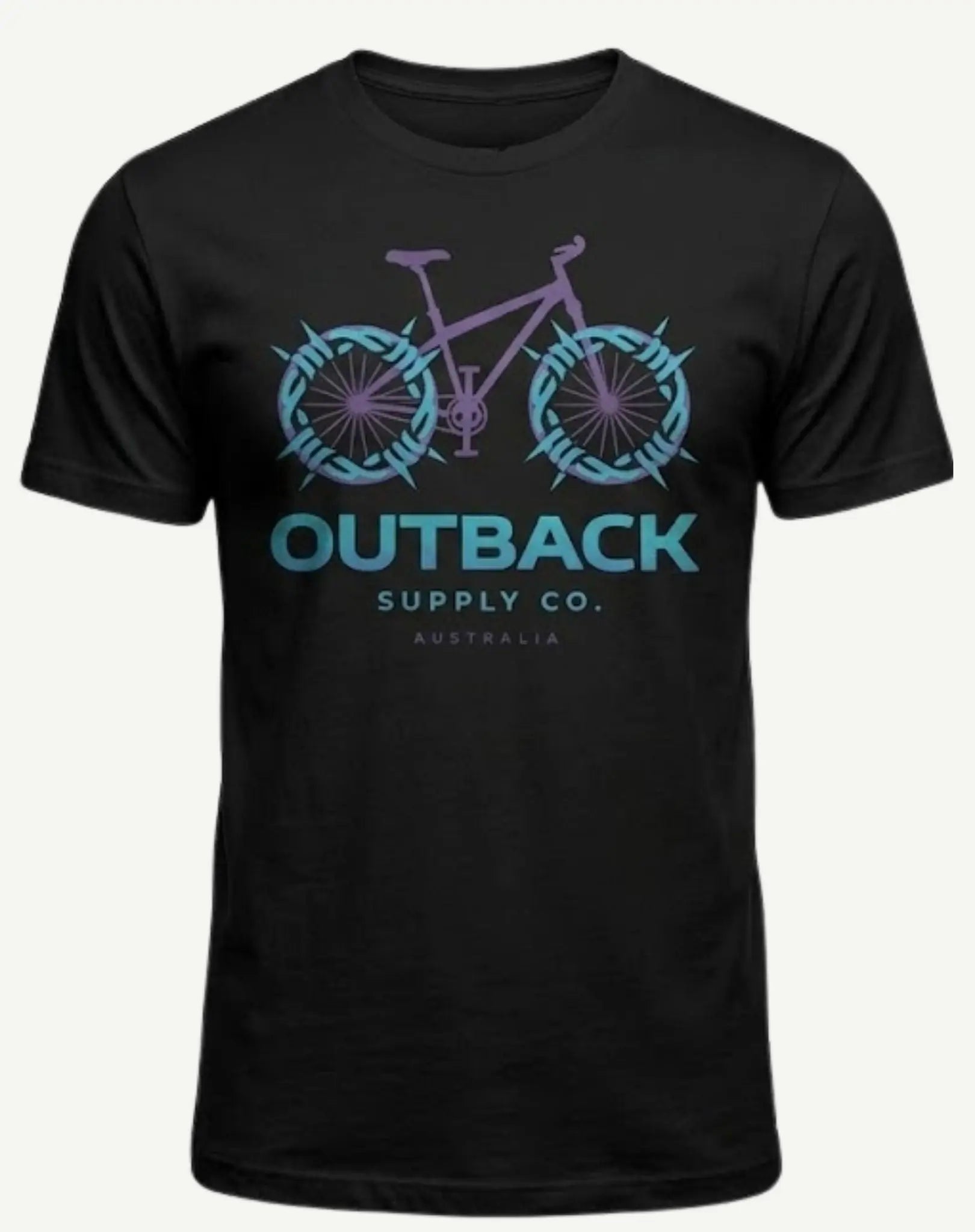 Bike T-Shirt - Black Outback Supply Co